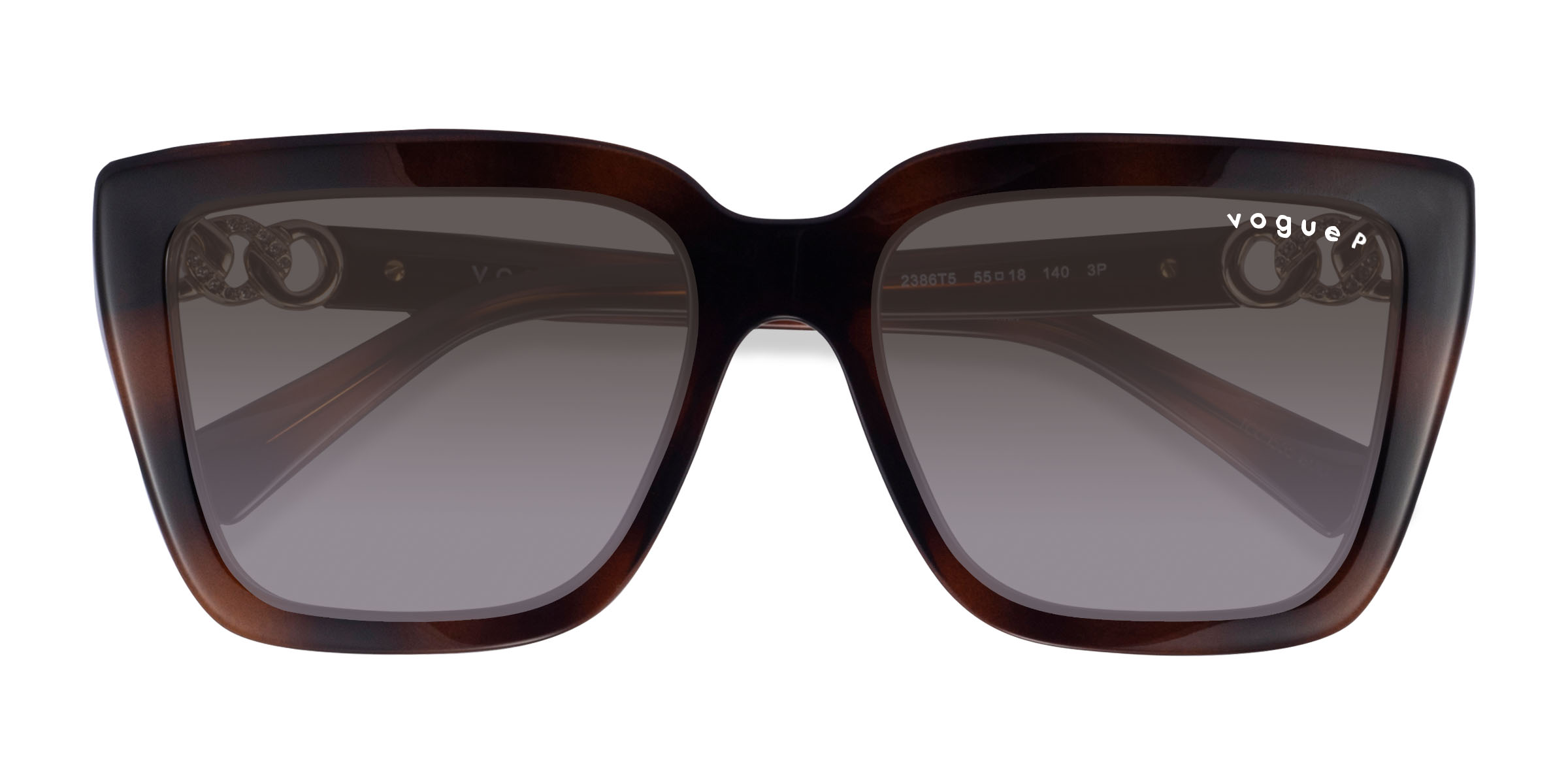 Écaille Noire Vogue Eyewear VO5575SB - Plastique Lunettes de soleil