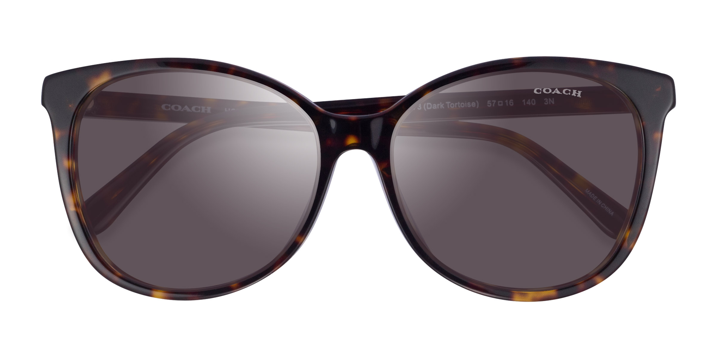 Dark Tortoise Coach HC8271U L1101 - Acetate Sunglasses