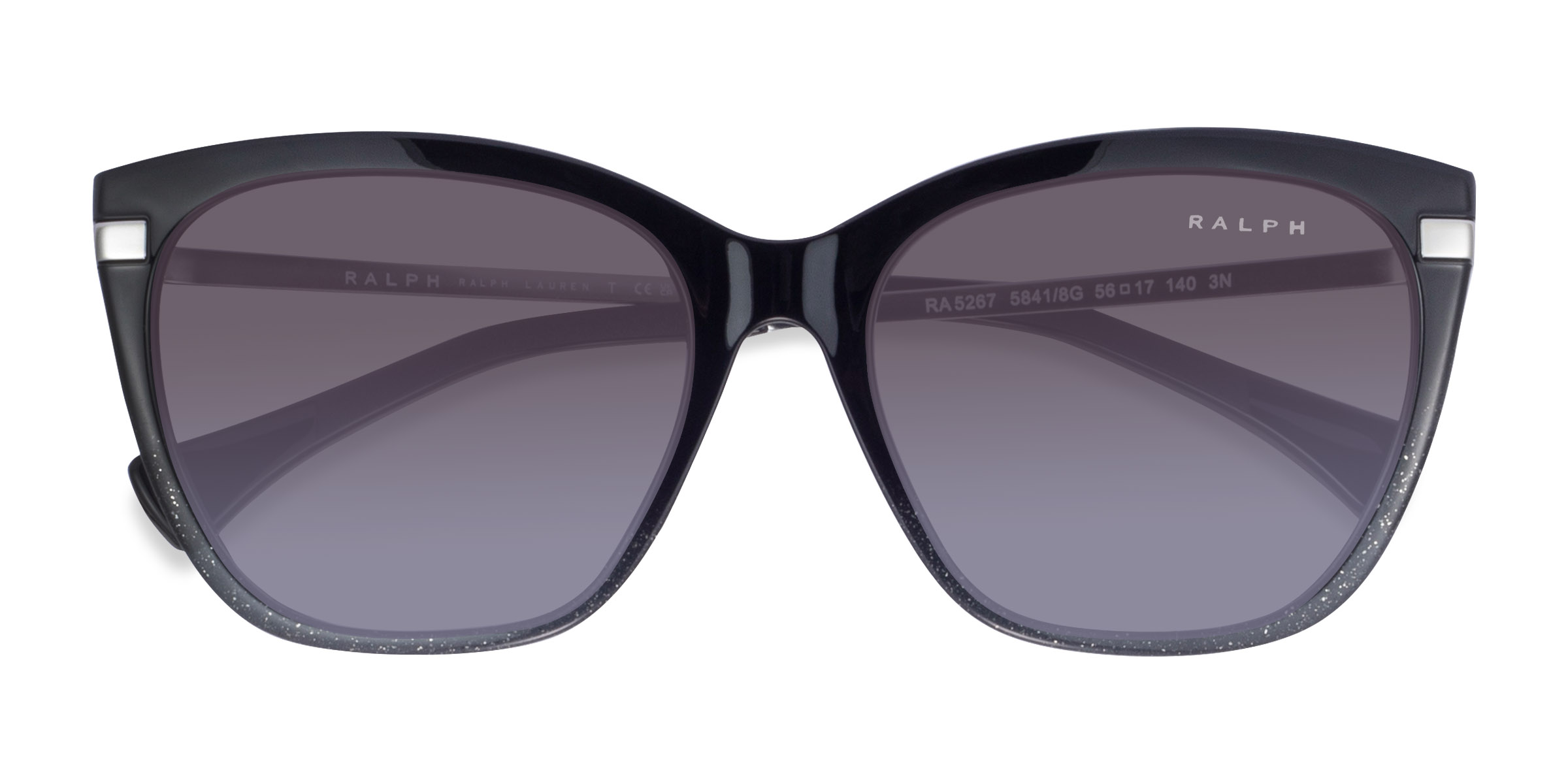 Gradient Black Glitter Ralph RA5267 - Plastique Lunettes de soleil