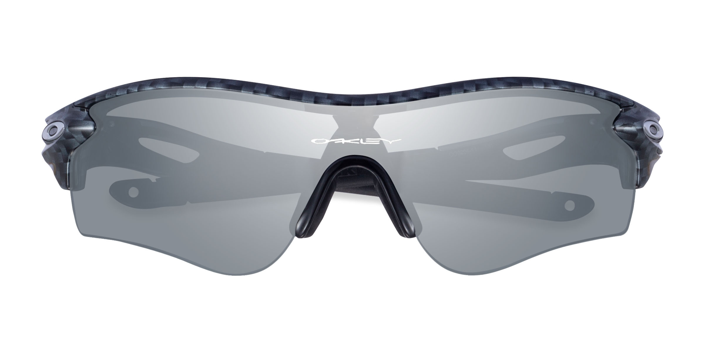 Gray Plaid Oakley Radarlock -  Plastique Lunettes de soleil