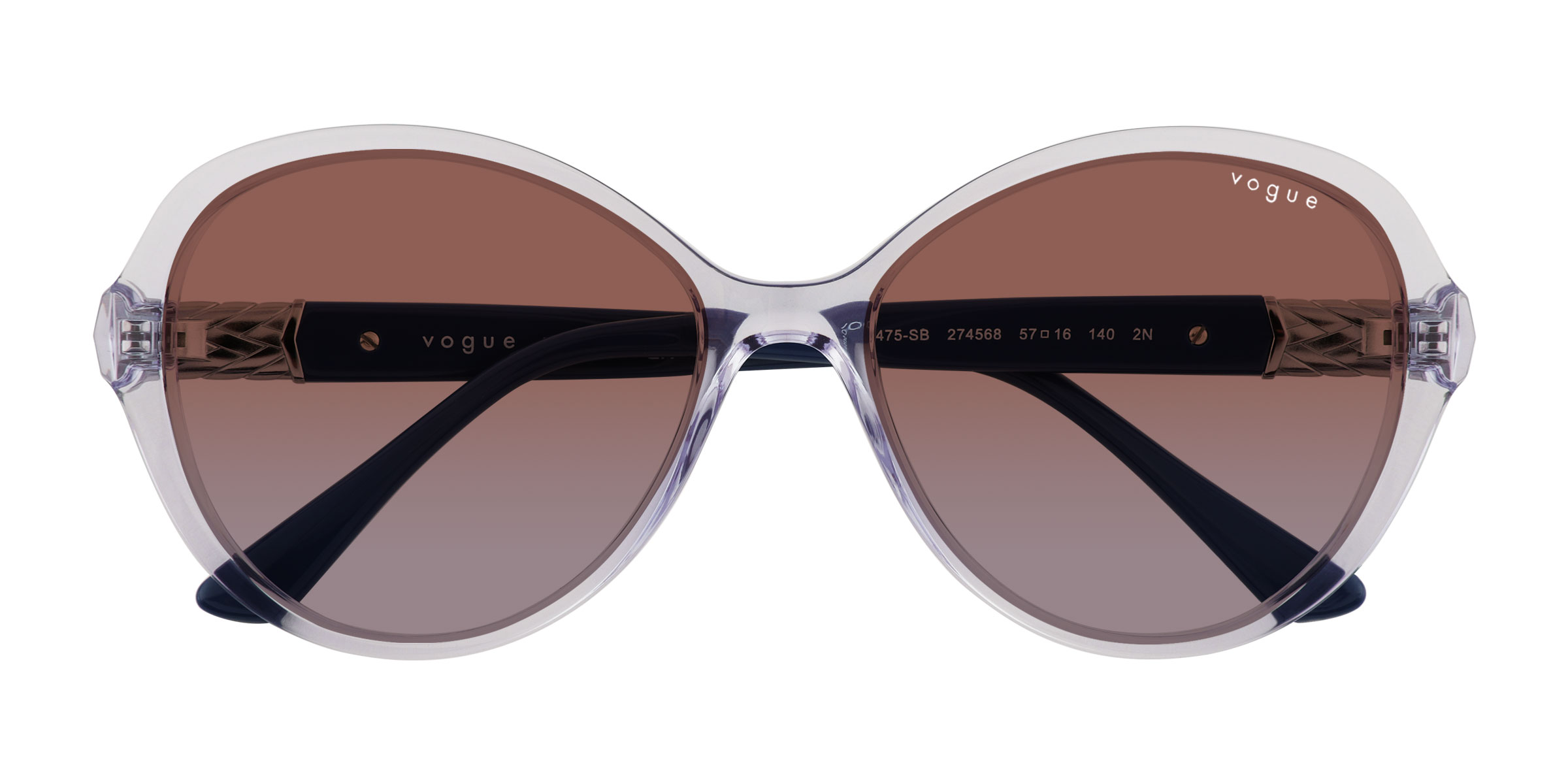 Transparent Purple Vogue Eyewear VO5475SB - Plastic Sunglasses