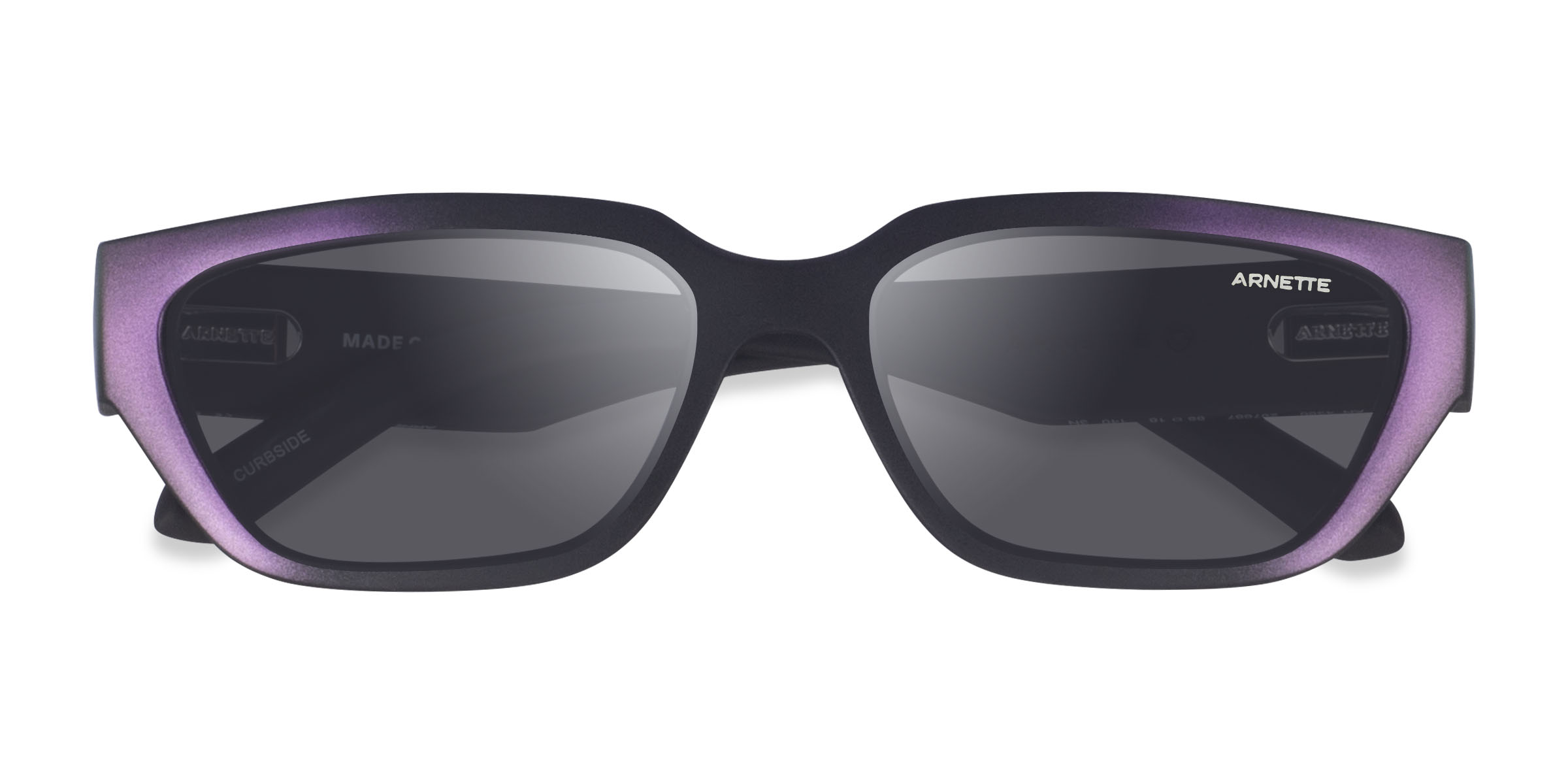 Black Purple ARNETTE Curbside -  Alternative-materials Lunettes de soleil