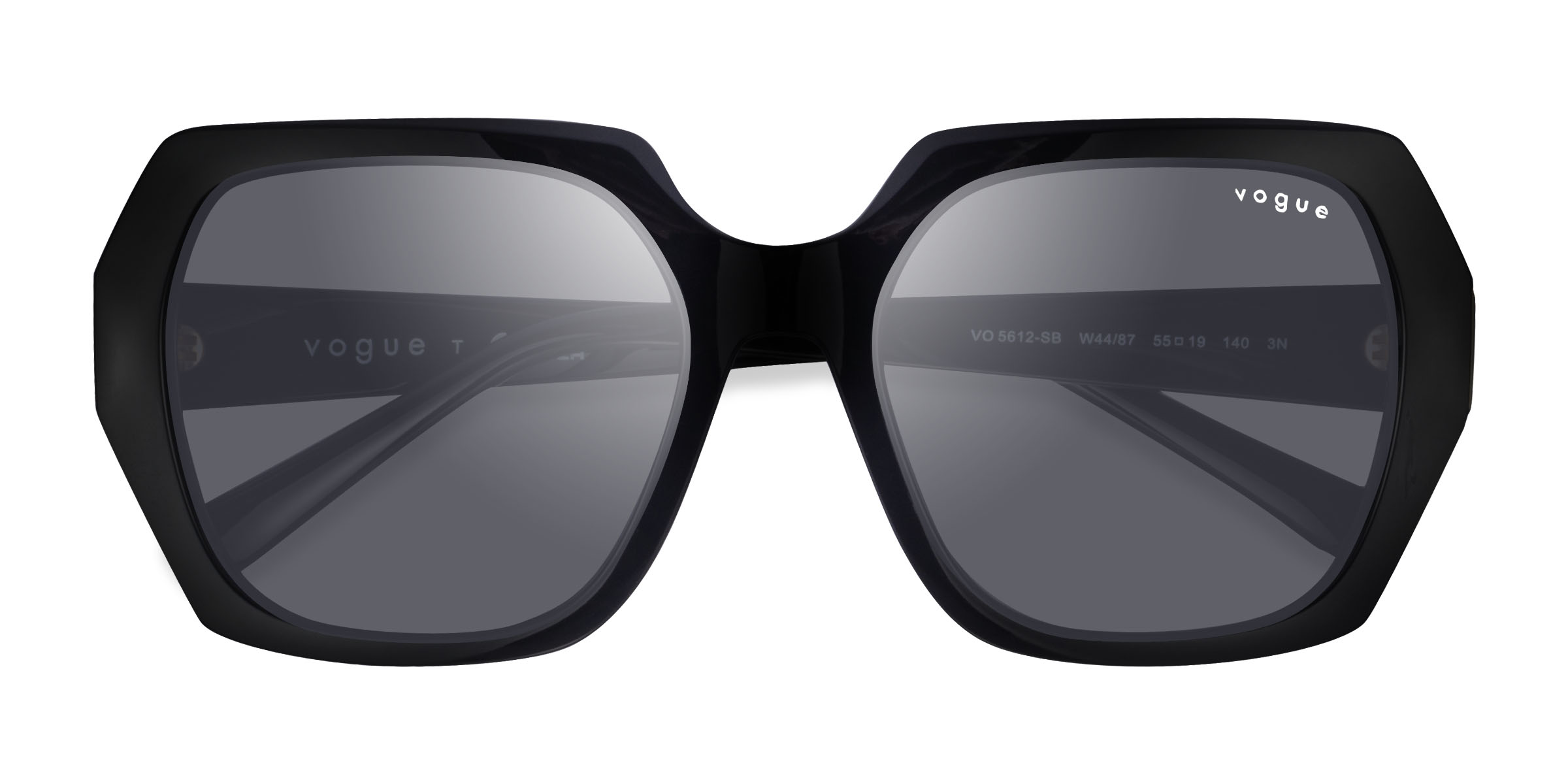 Noir Vogue Eyewear VO5612SB - Alternative-materials Lunettes de soleil