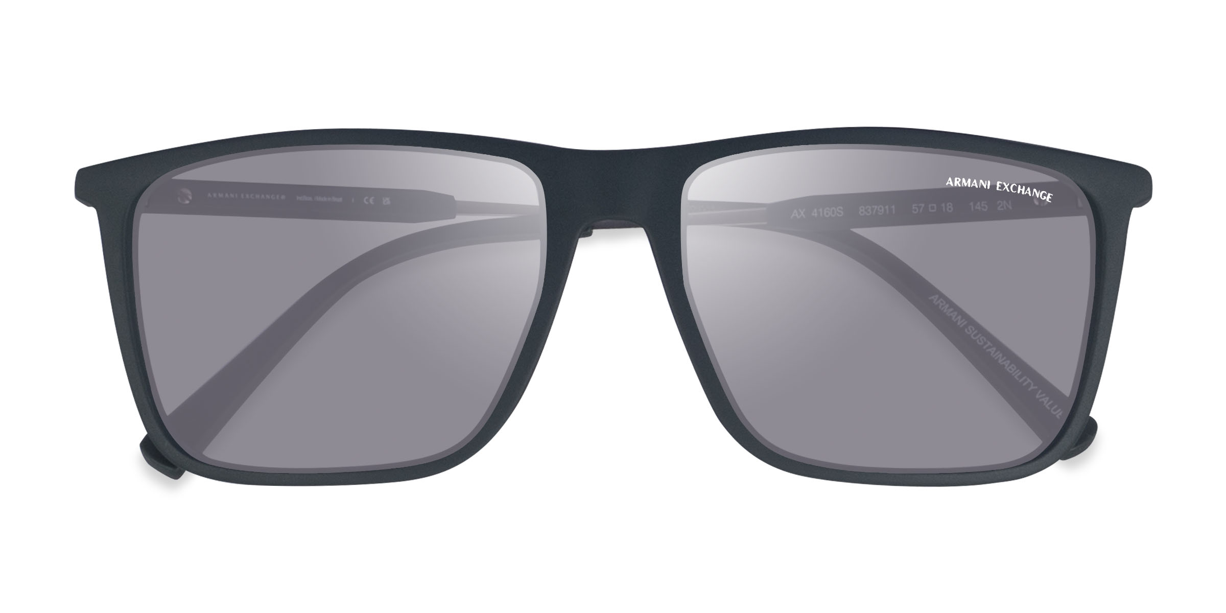 Matte Green Armani Exchange AX4160S -  Alternative-materials Sunglasses