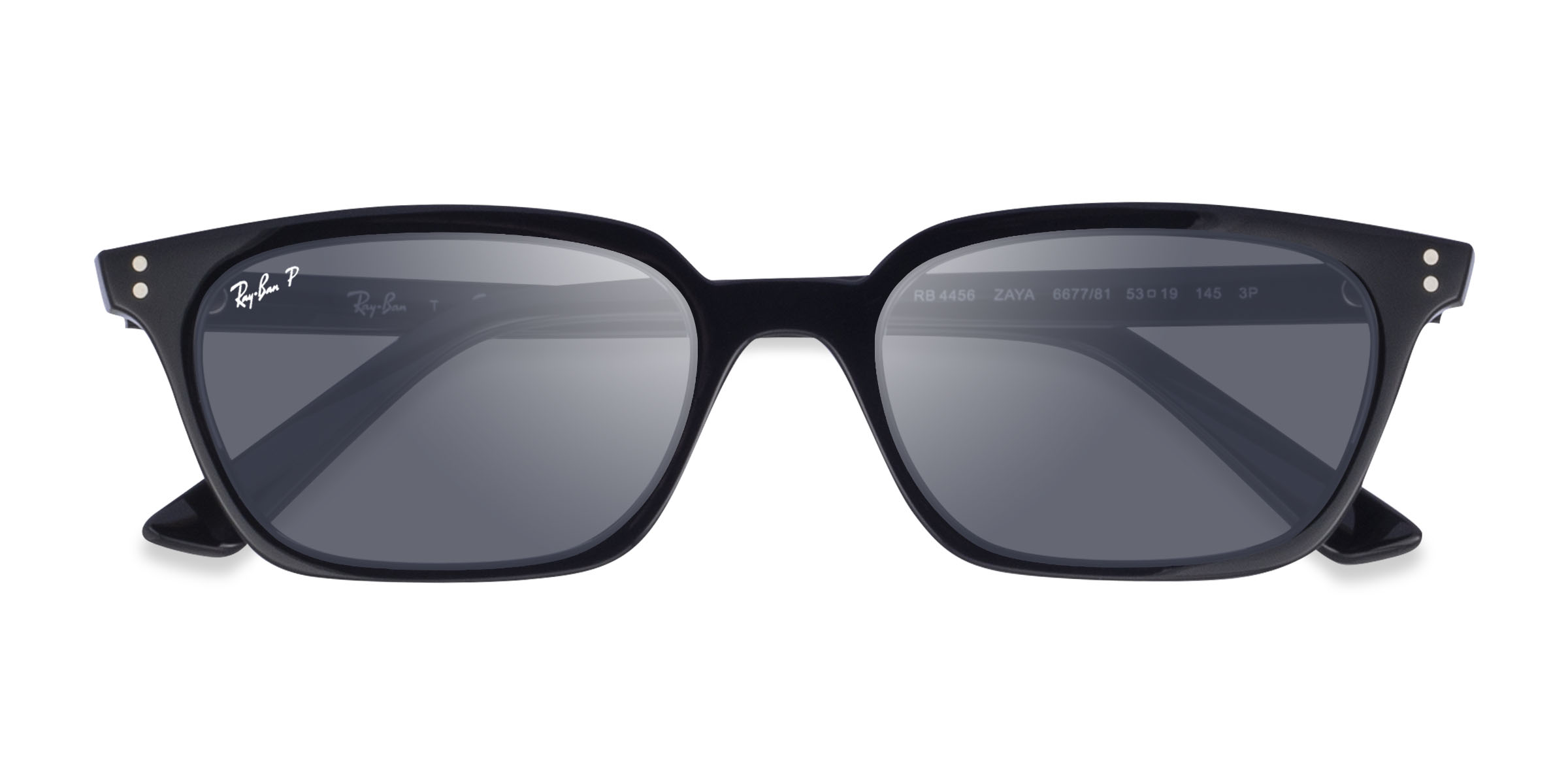 Noir Ray-Ban RB4456 Zaya - Alternative-materials Lunettes de soleil