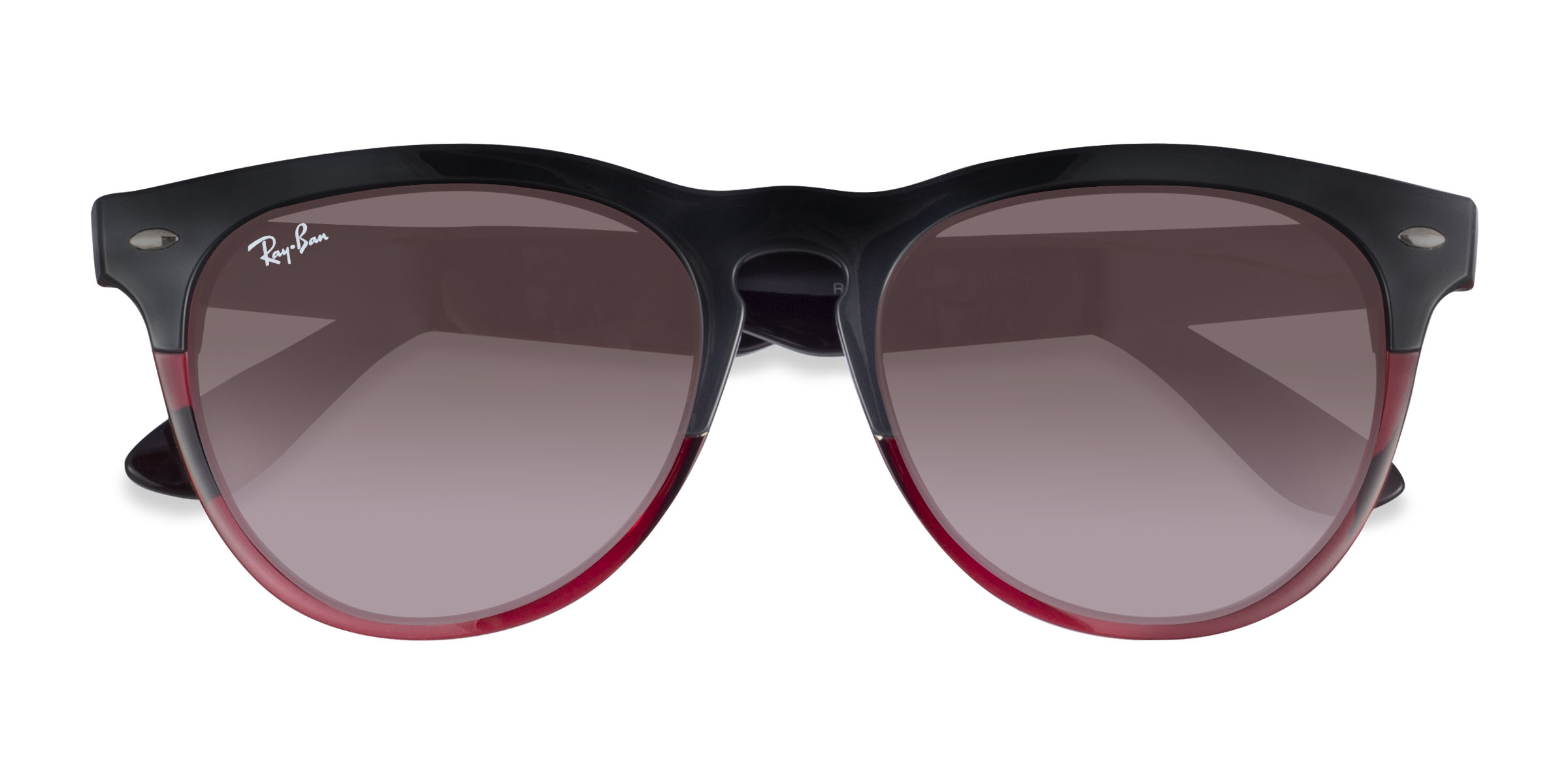 Gray On Transparent Red Ray-Ban RB4471 Iris - Alternative-materials Lunettes de soleil