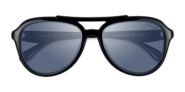 Black Coach HC8406U CW183 -  Plastic Sunglasses