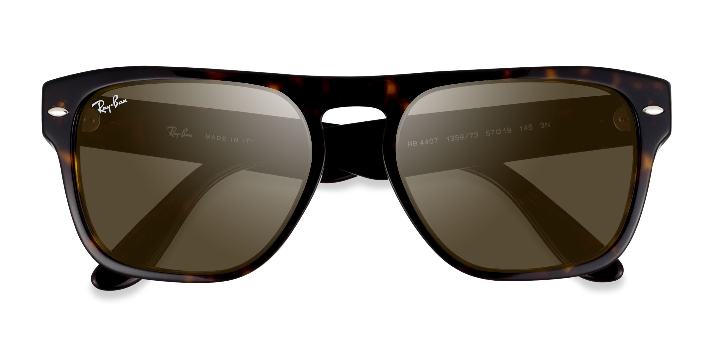 Tortoise Ray-Ban RB4407 - Plastic Sunglasses