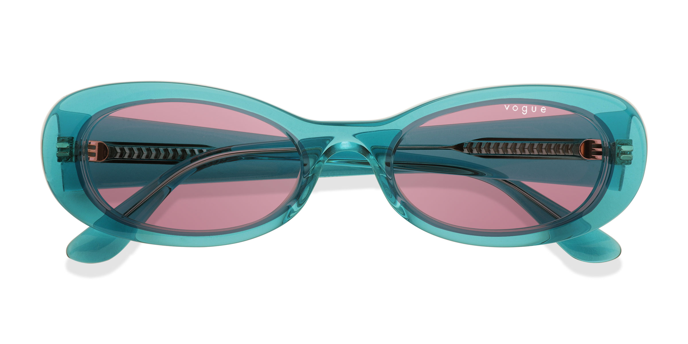 Transparent Torquoise Vogue Eyewear VO5582S -  Acetate Sunglasses