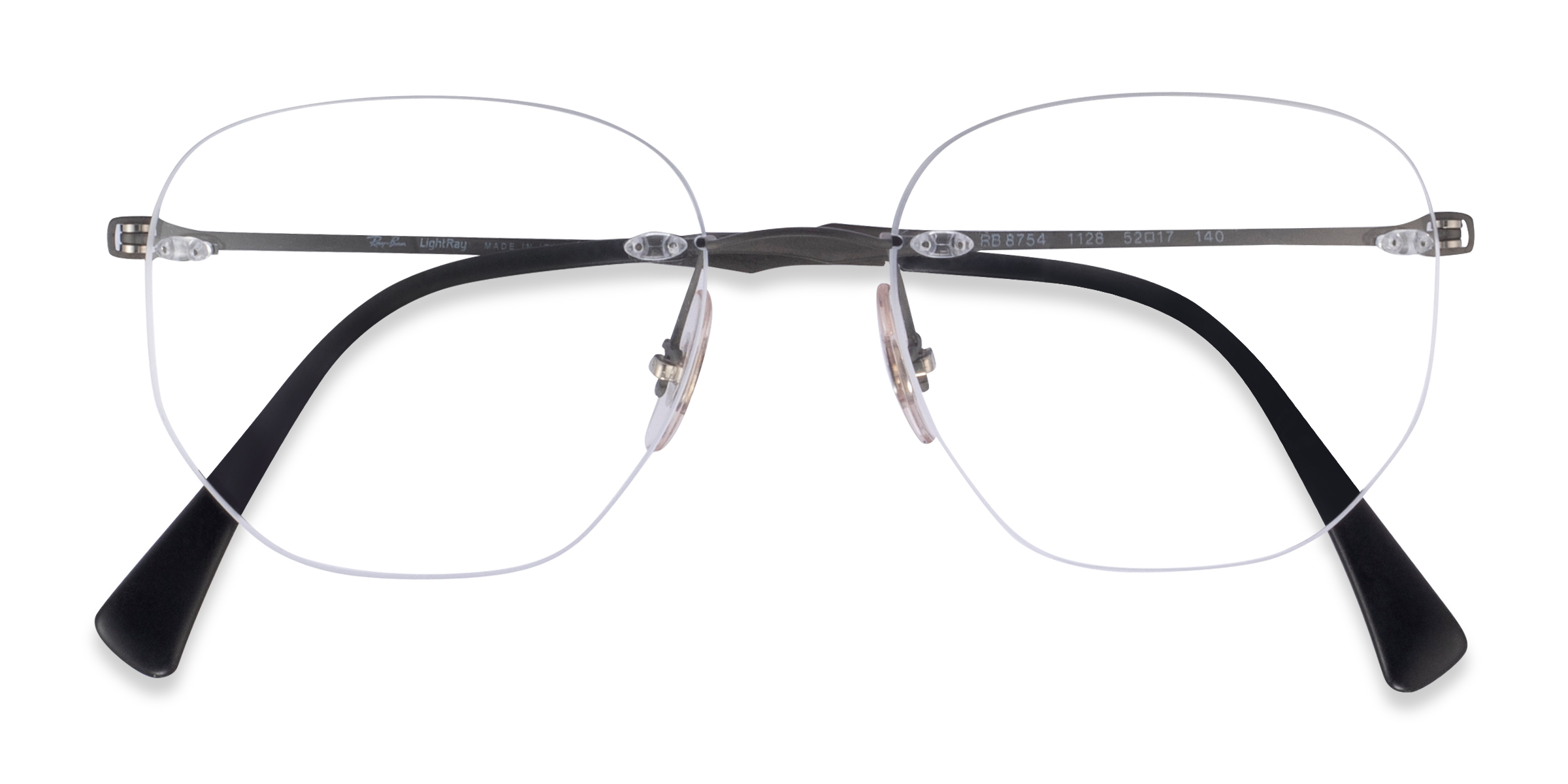 Matte Dark Gunmetal Ray-Ban RB8754 Lightray - Titanium Eyeglasses
