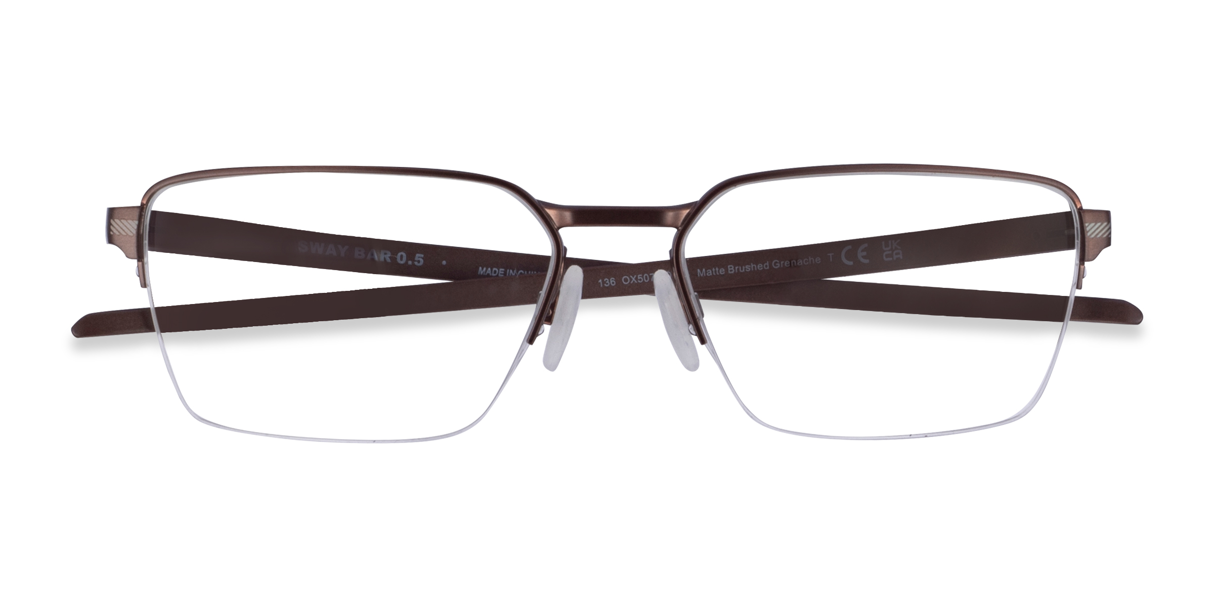 Matte Bronze Oakley Sway Bar 0.5 - Titanium Eyeglasses