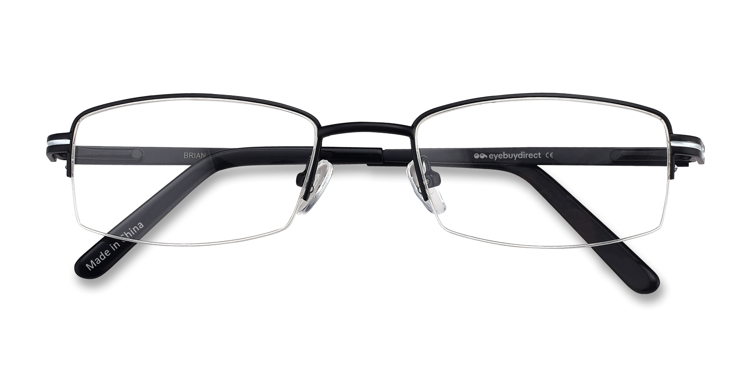 Black Brian - Metal Eyeglasses