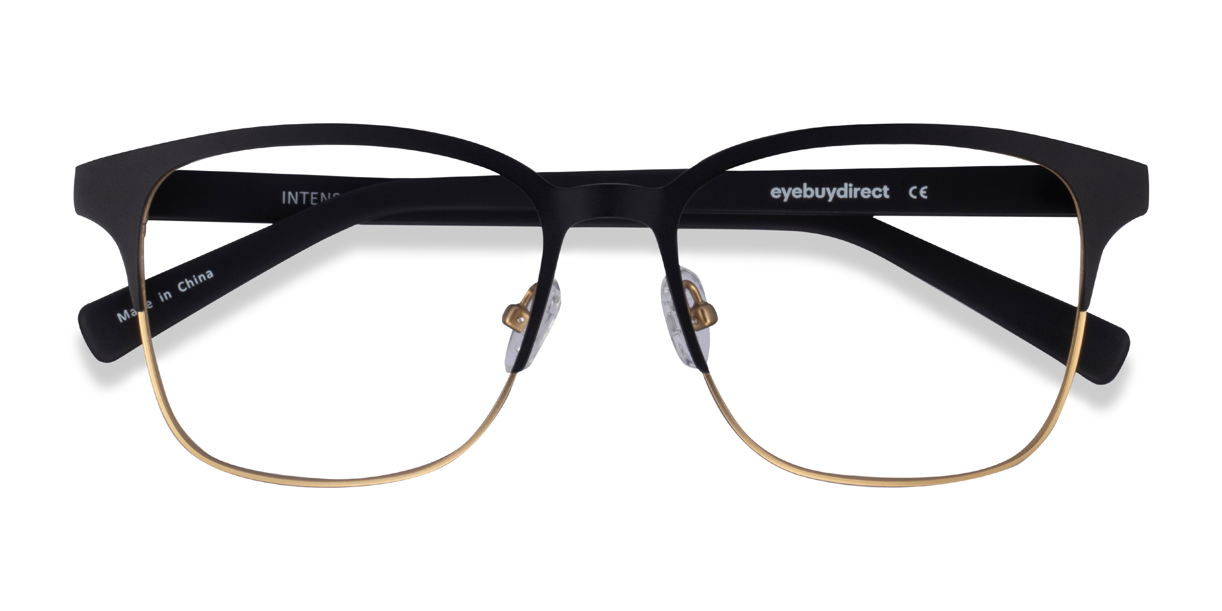 Matte Black/Golden Intense - Acetate-metal Lunettes de vue