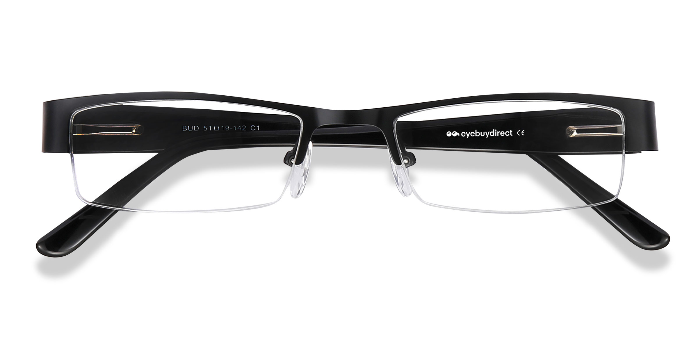 Black Bud -  Acetate-metal Eyeglasses