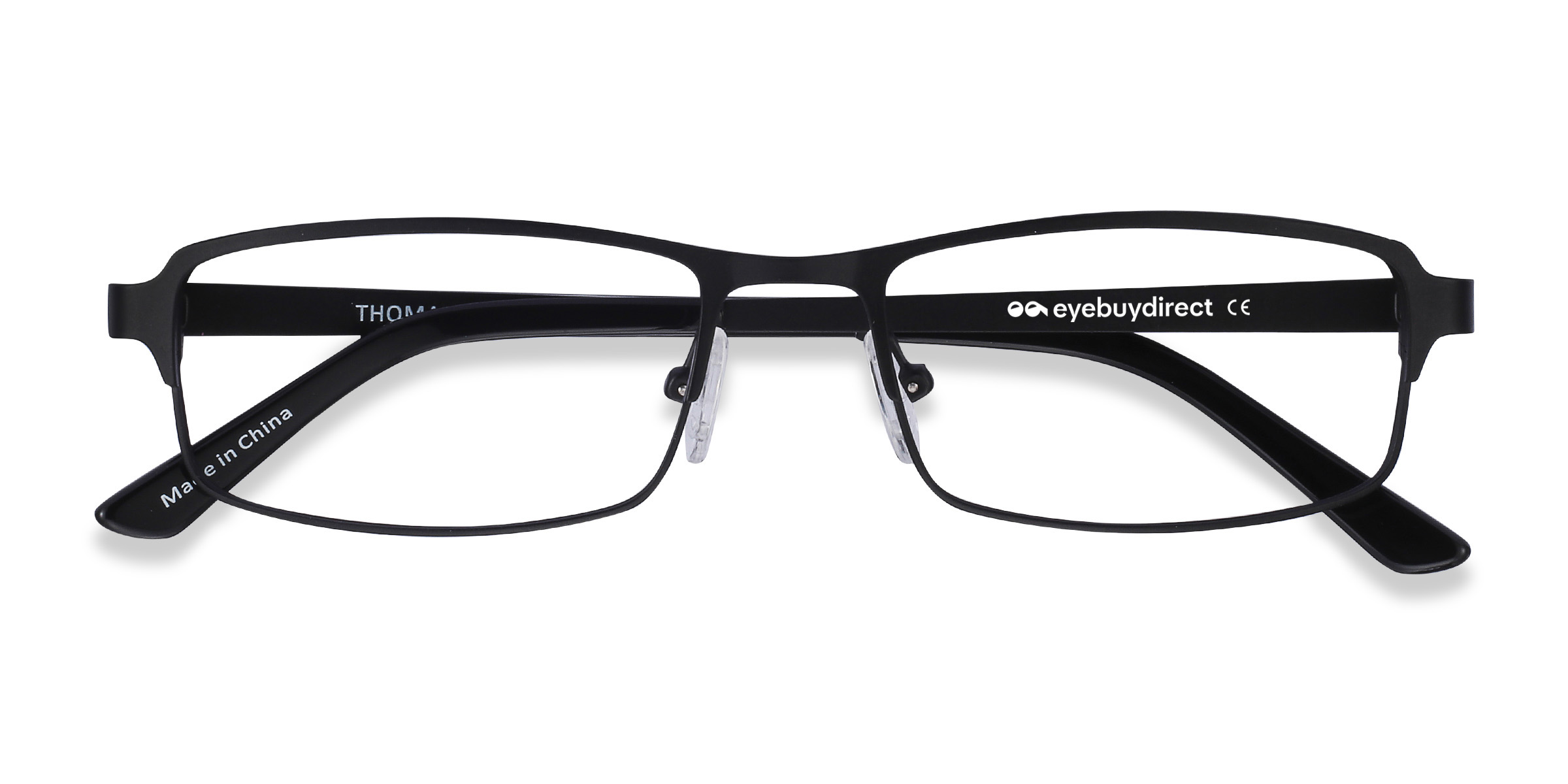 Matte Black Thomas -  Métal Lunettes de vue