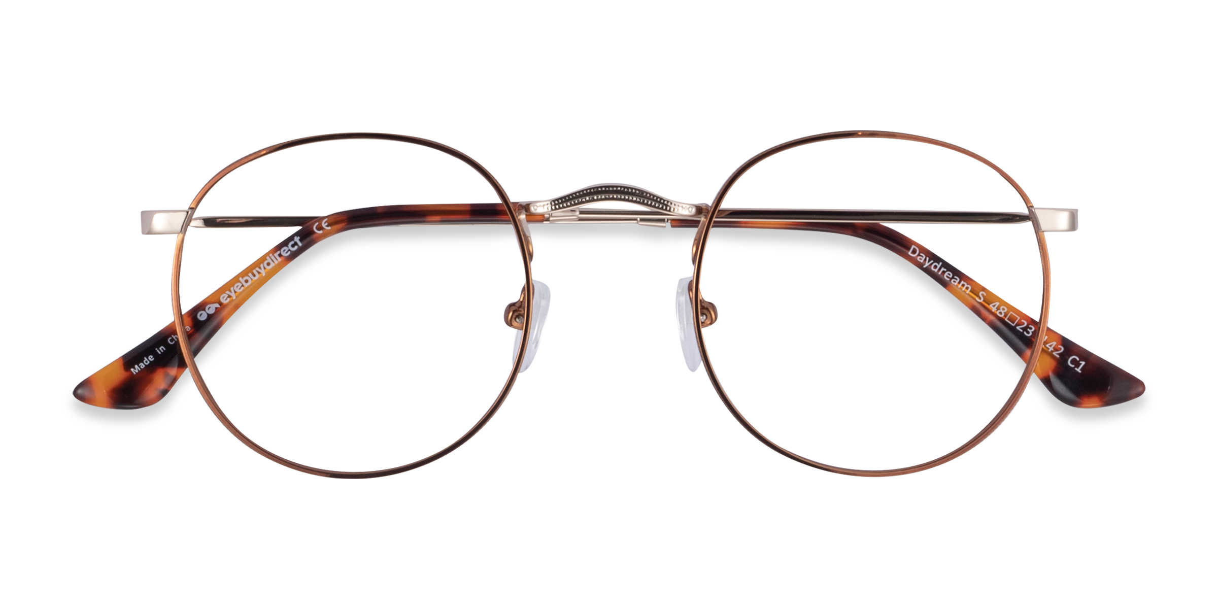 Brown Golden Daydream - Métal Lunettes de vue