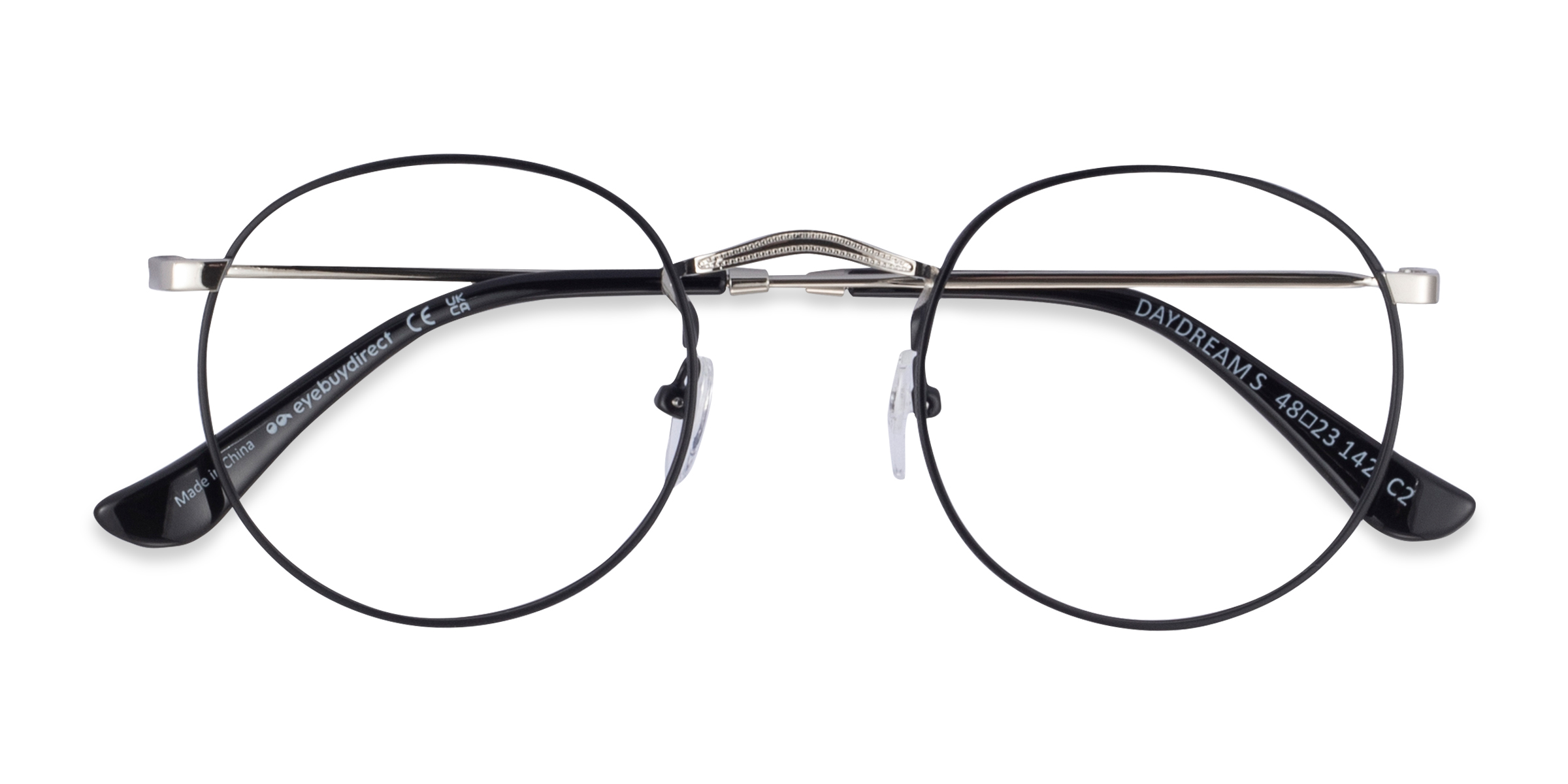 Black Silver Daydream - Métal Lunettes de vue