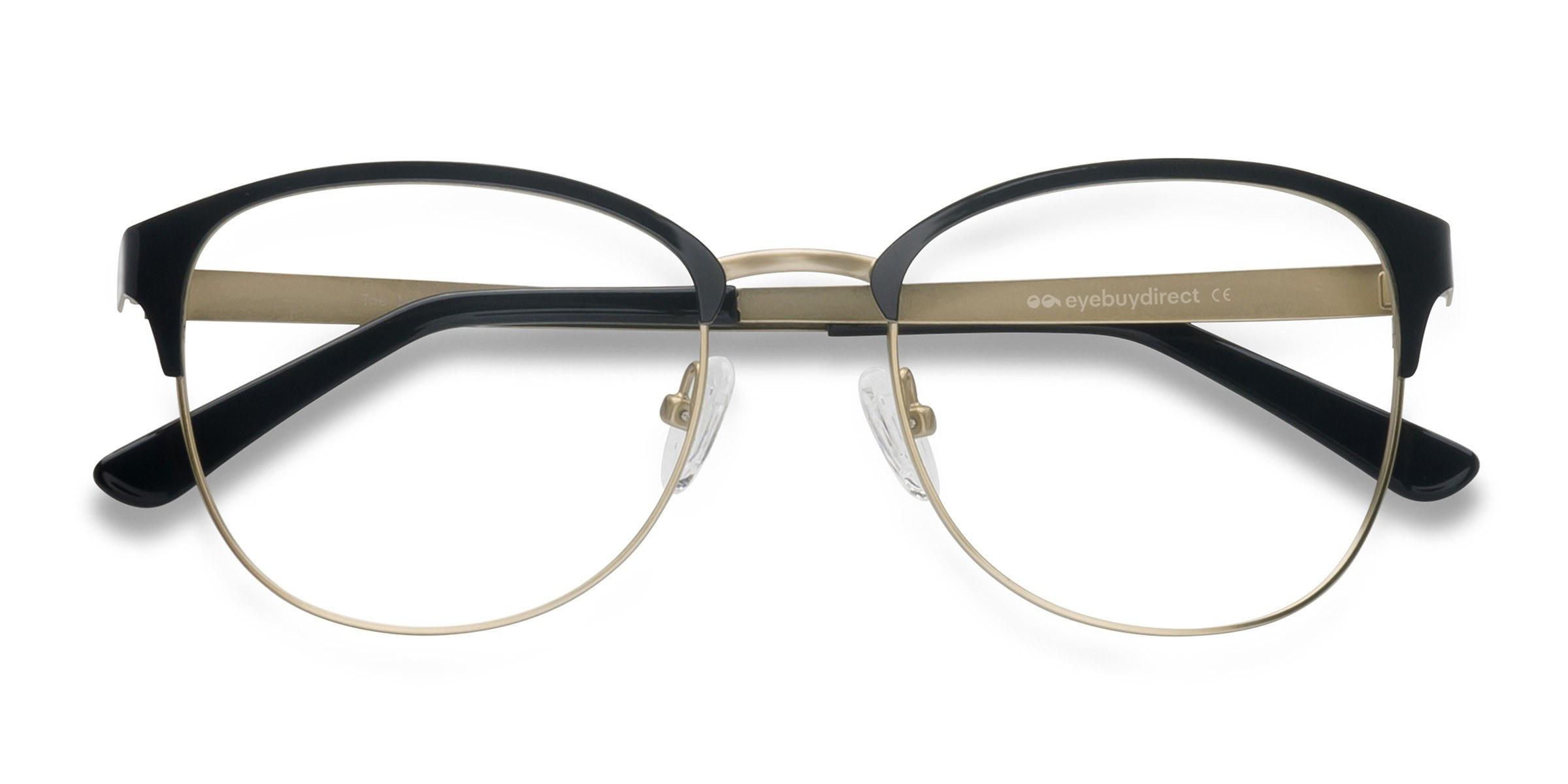 Black Golden The Moon - Metal Eyeglasses