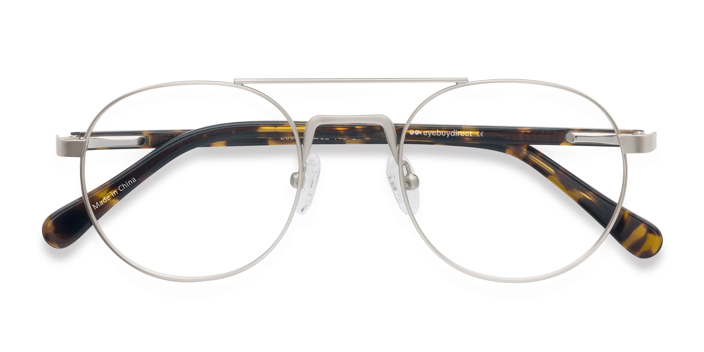 Or pâle Lock - Métal Lunettes de vue