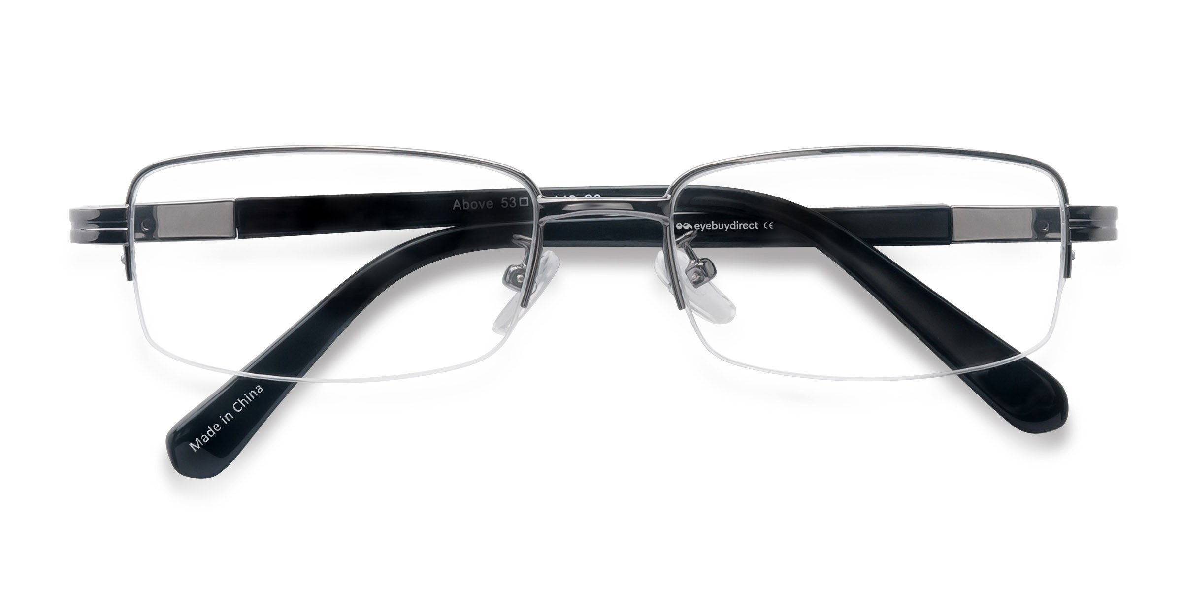 Gunmetal Above - Metal Eyeglasses
