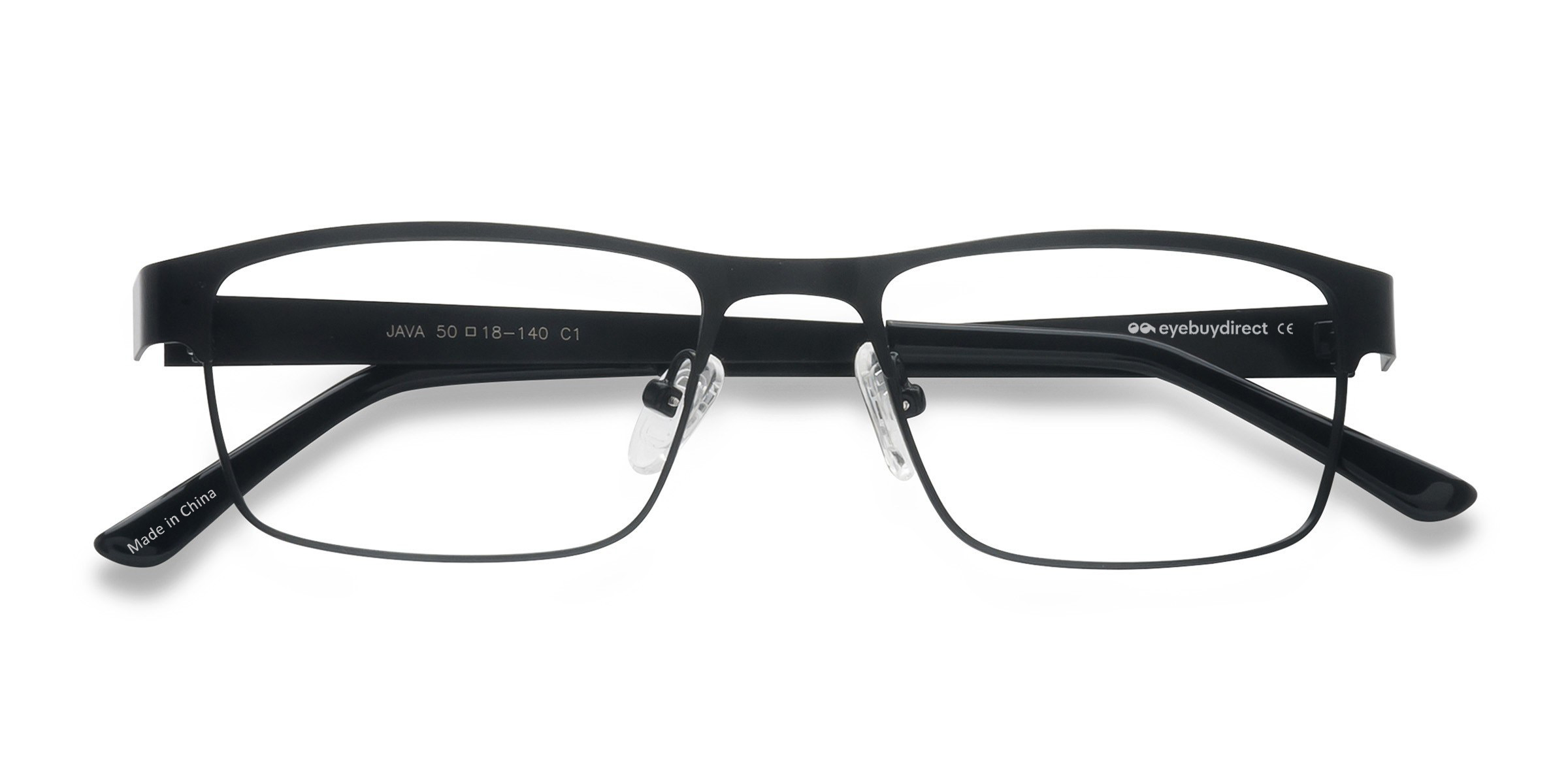 Noir Java - Métal Lunettes de vue