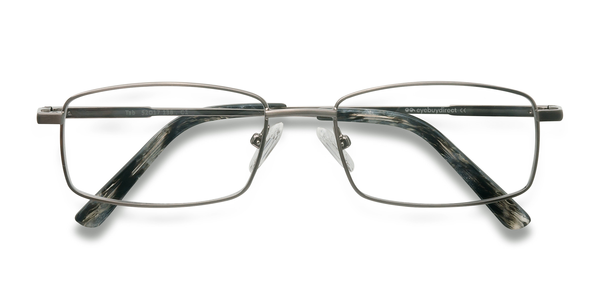 Gunmetal Tab - Metal Eyeglasses