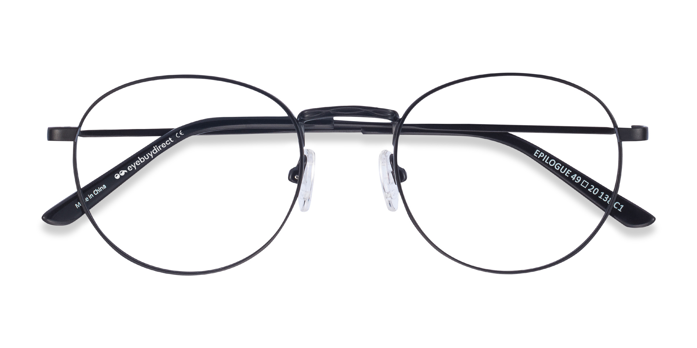 Noir Epilogue - Métal Lunettes de vue