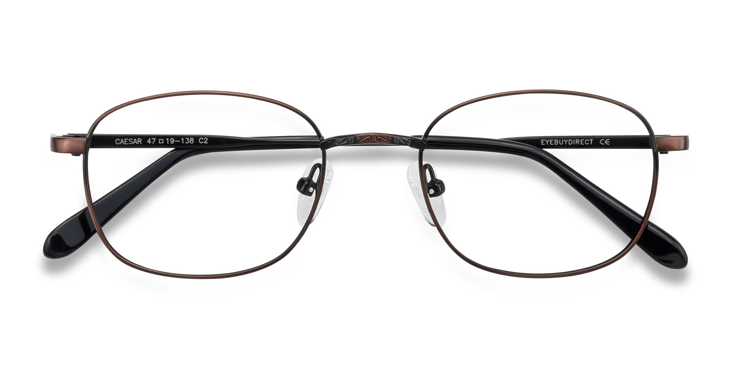 Aubergine Caesar - Metal Eyeglasses