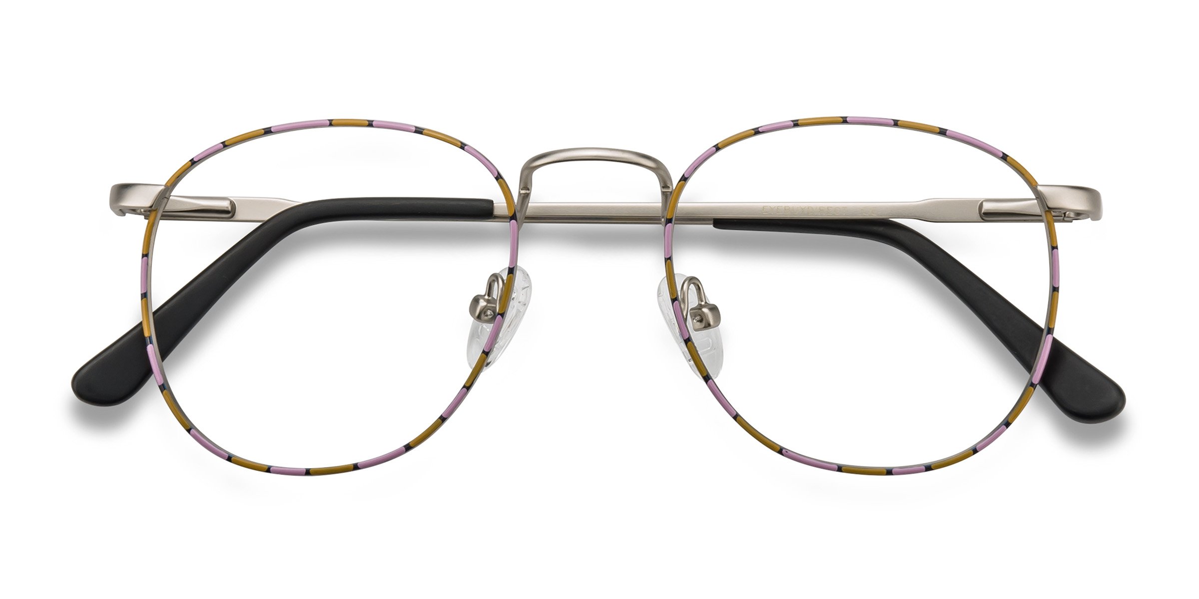 Silver Floral Blossom - Metal Eyeglasses