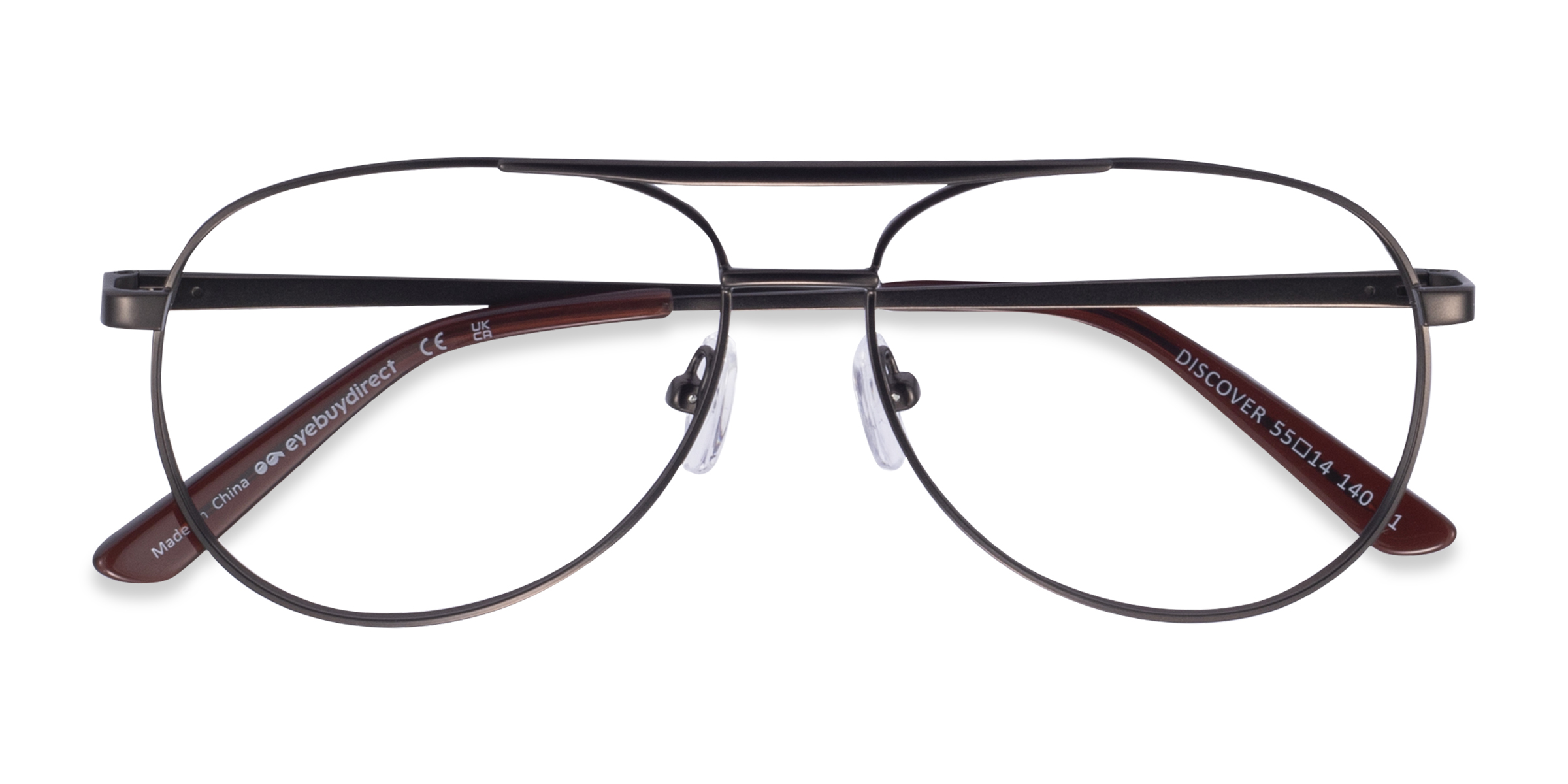 Gunmetal Discover - Métal Lunettes de vue