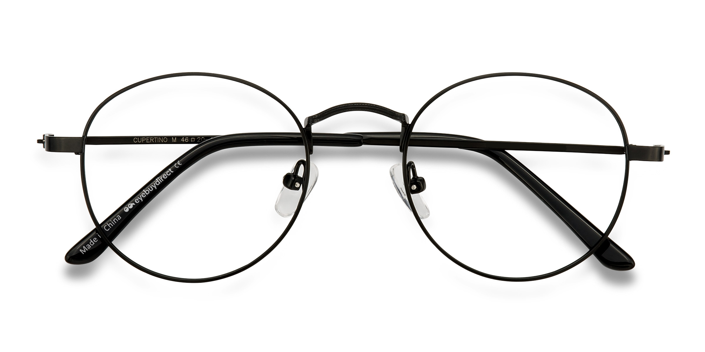 Black Cupertino - Metal Eyeglasses