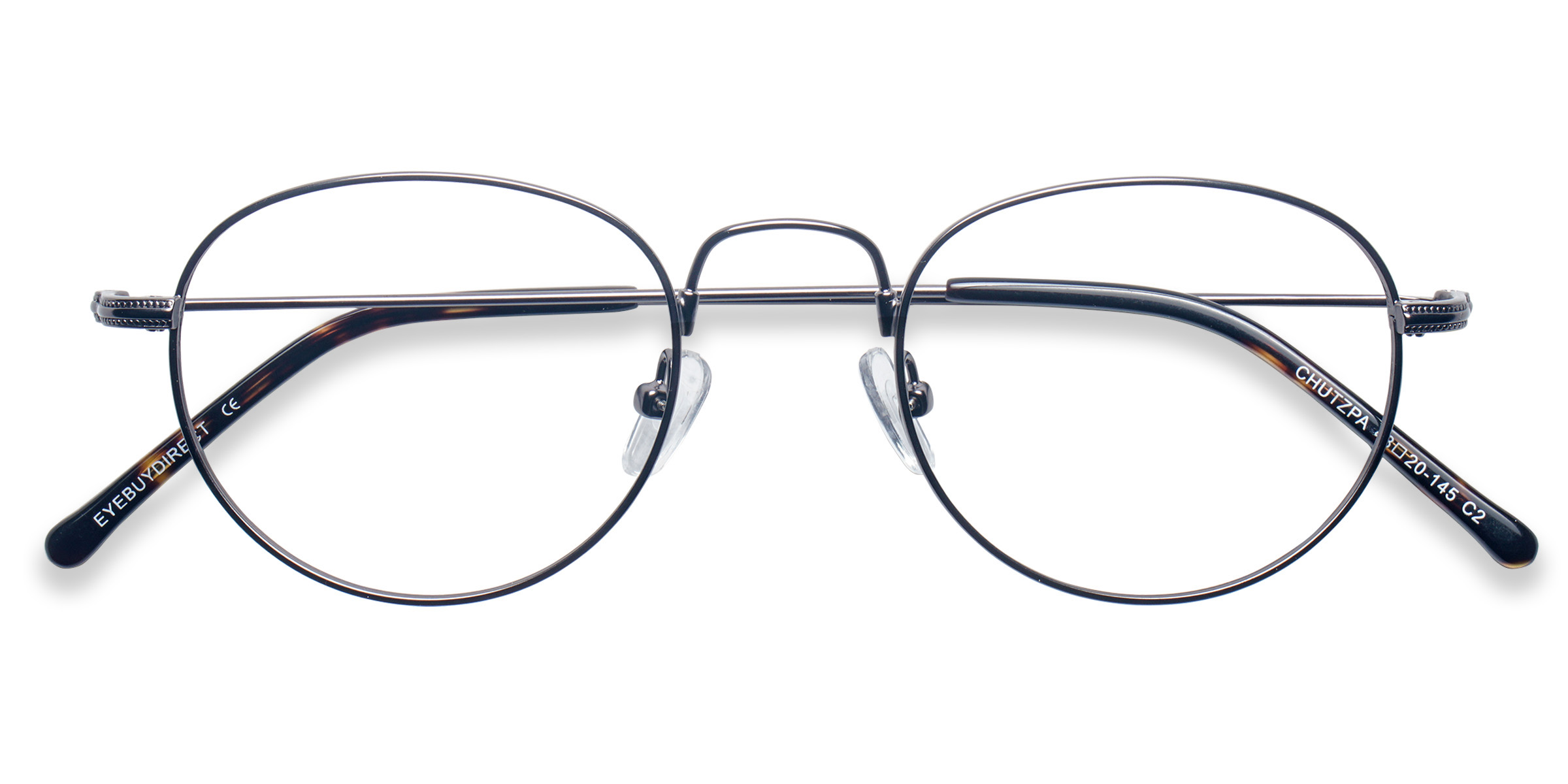 Gunmetal Chutzpa - Metal Eyeglasses