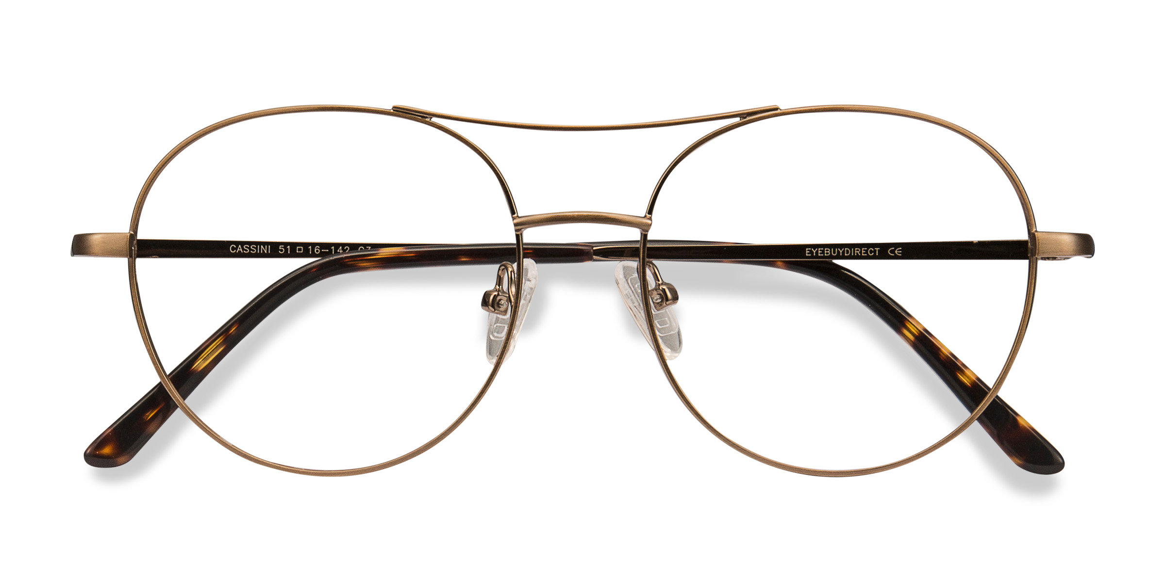 Brown Cassini - Metal Eyeglasses