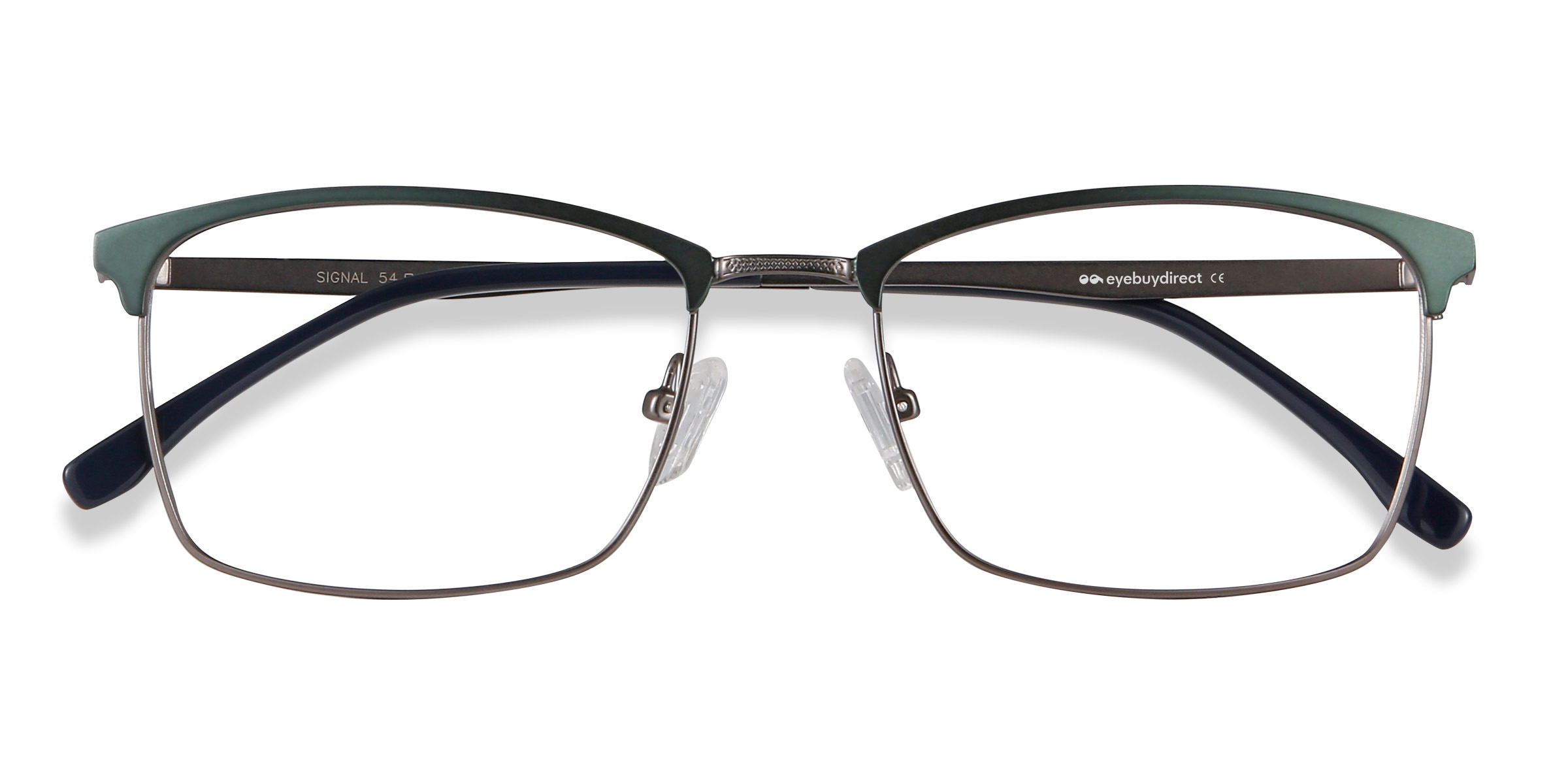 Vert Signal - Métal Lunettes de vue