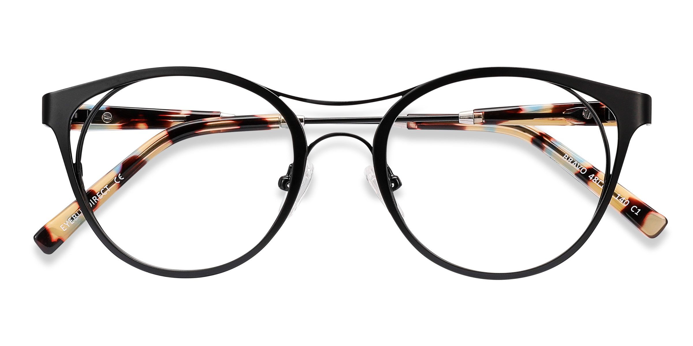 Noir Bravo - Plastique Lunettes de vue