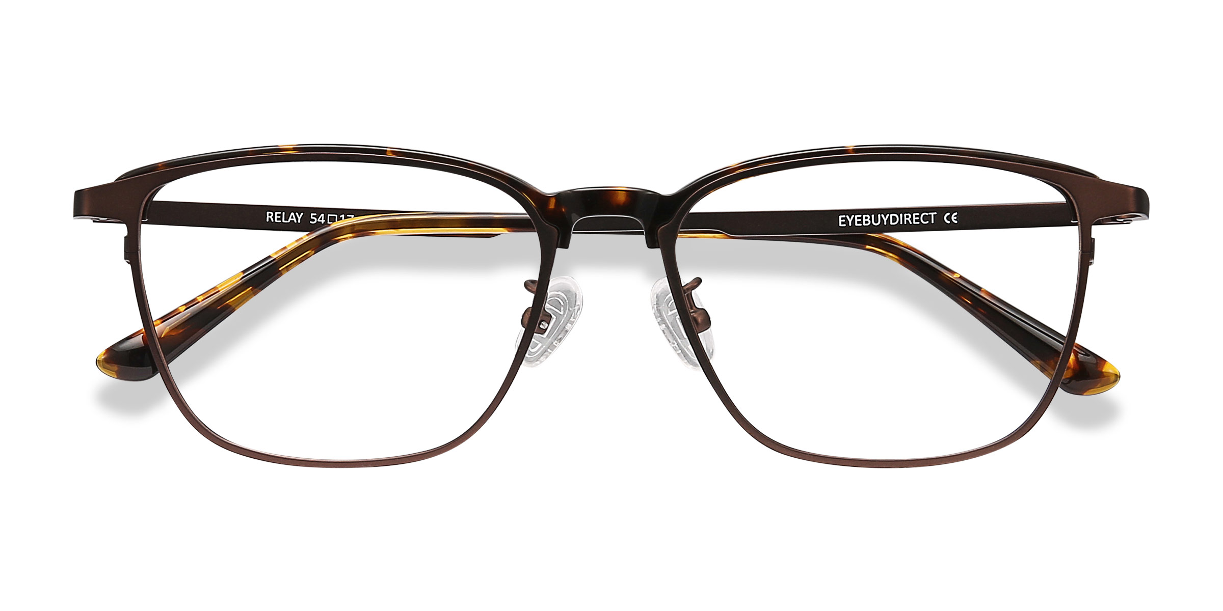 Tortoise Relay -  Metal Eyeglasses