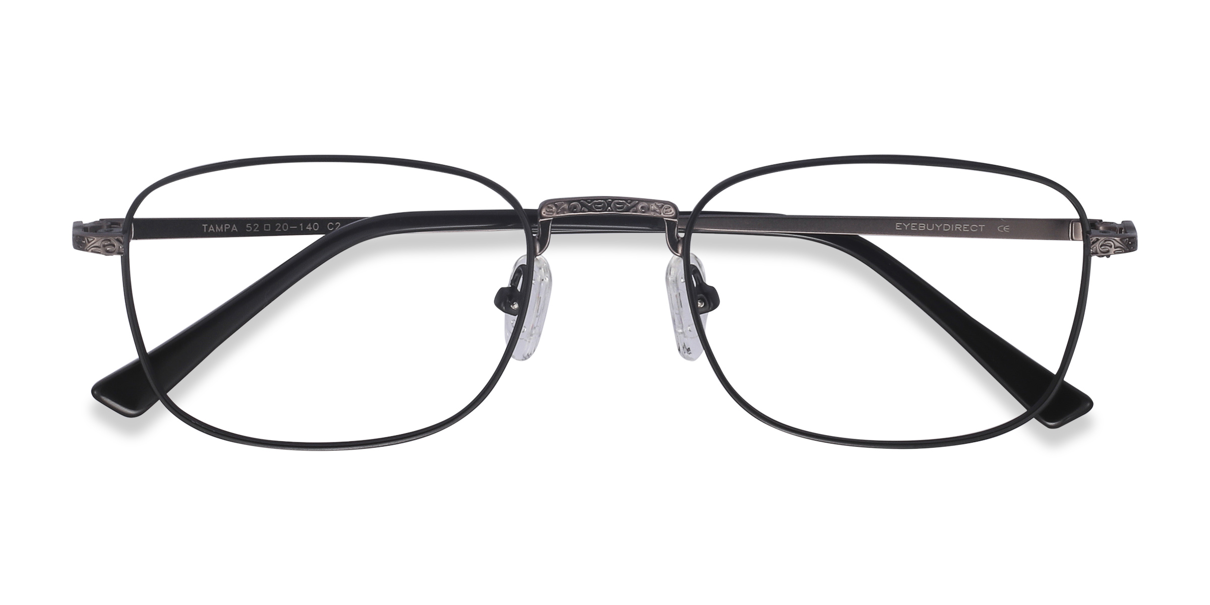 Black Tampa - Metal Eyeglasses