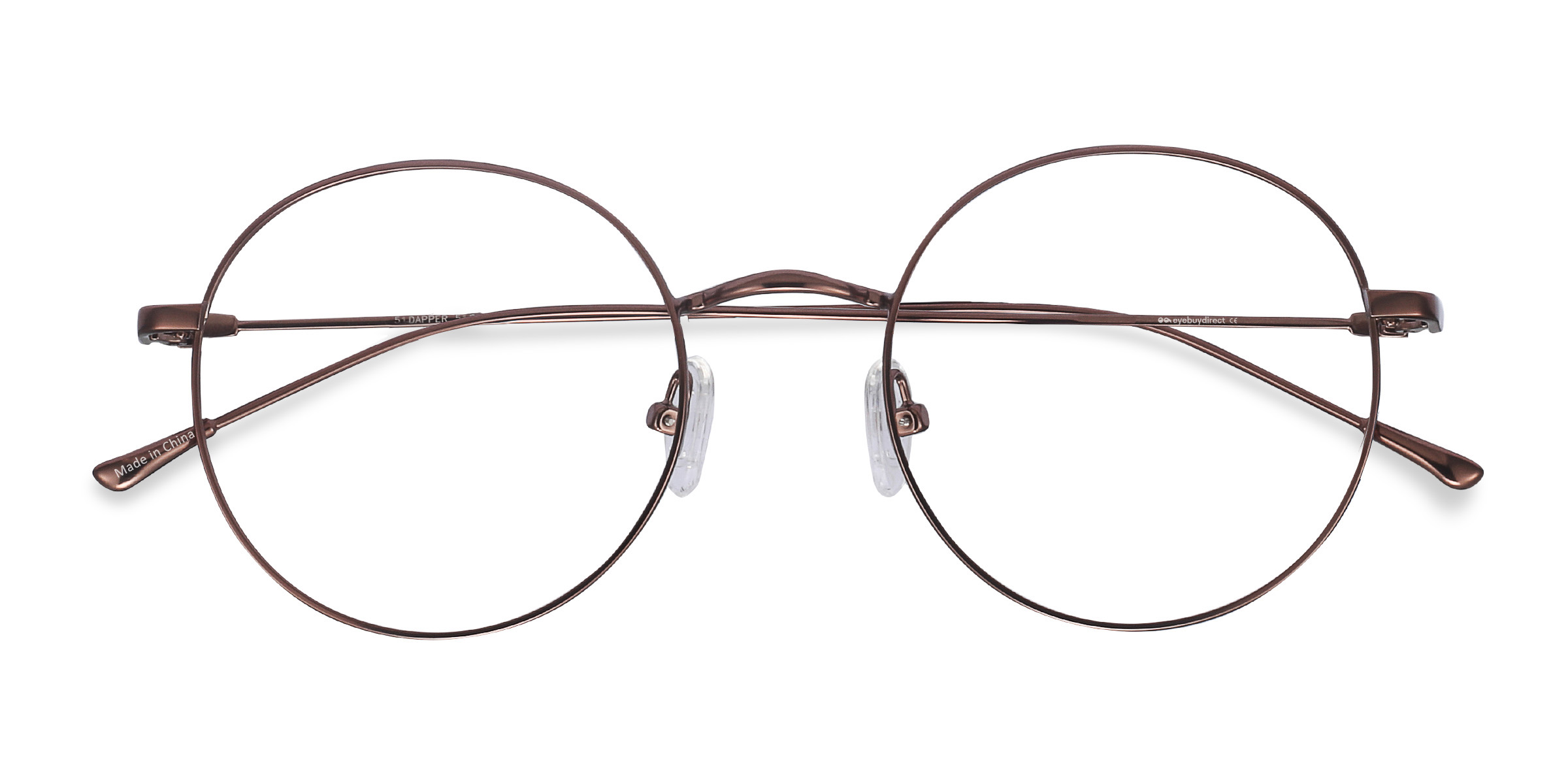Coffee Dapper - Metal Eyeglasses