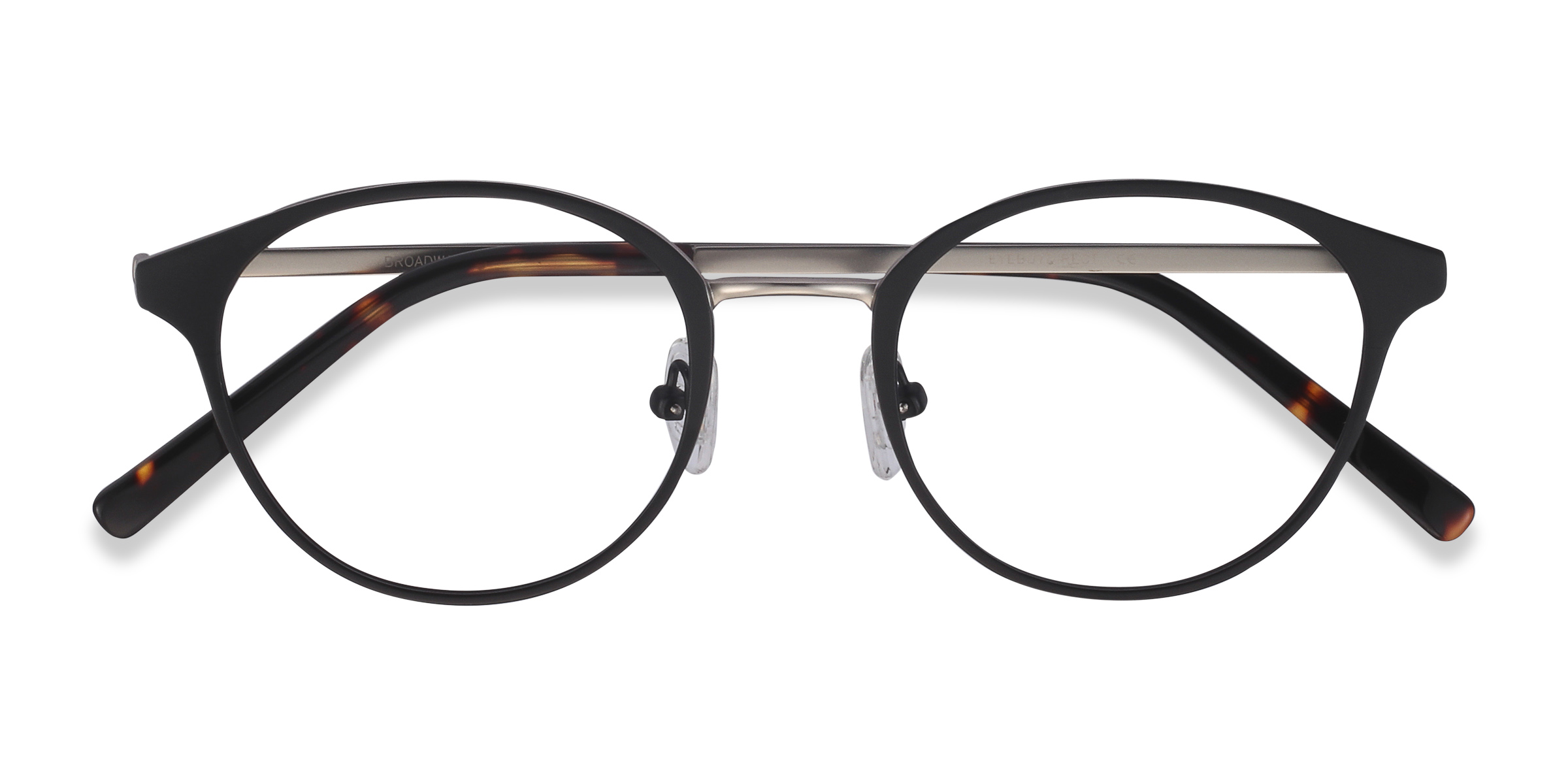 Black Broadway - Metal Eyeglasses