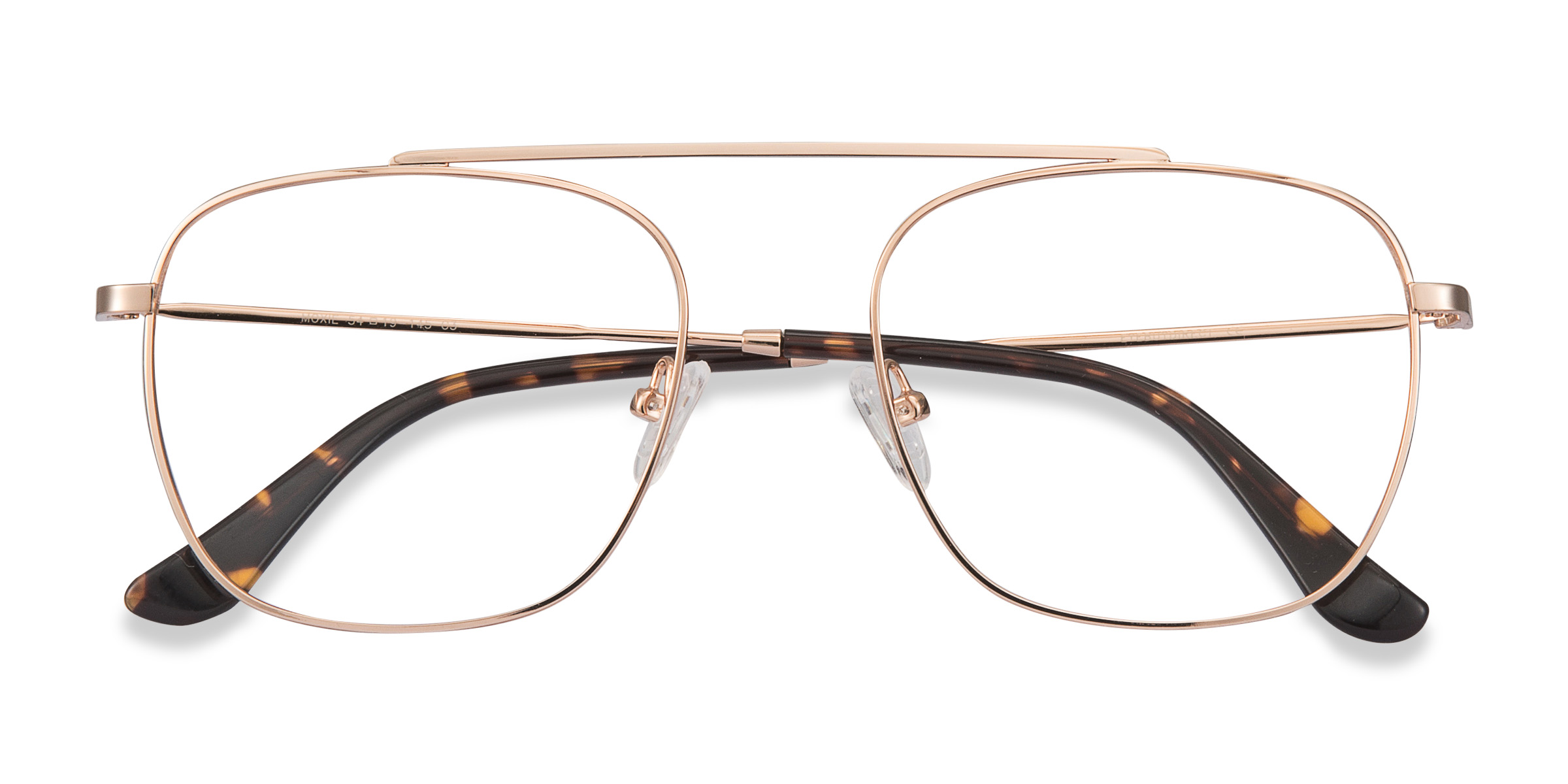 Rose Gold Moxie - Metal Eyeglasses
