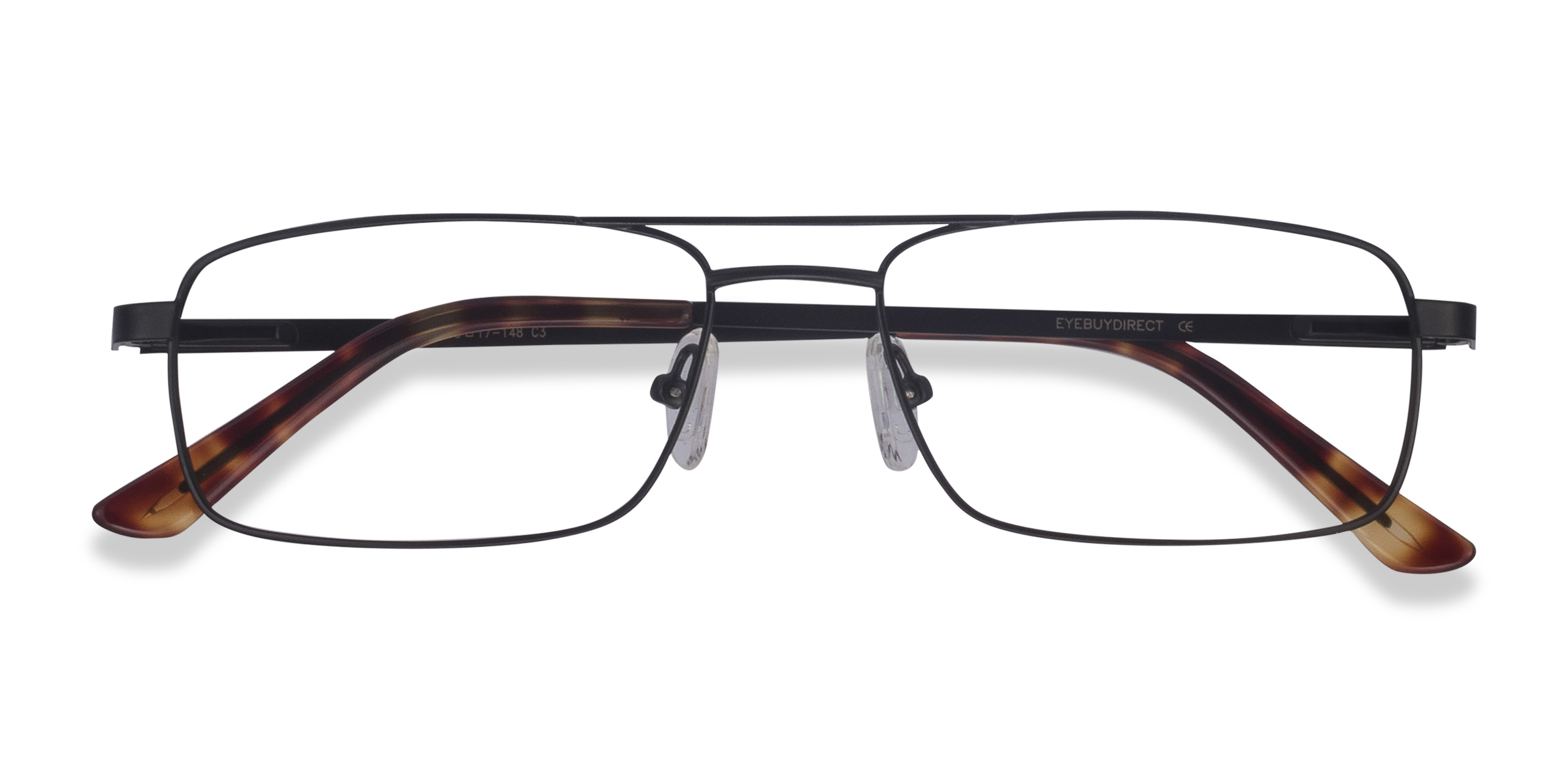 Black Maverick - Metal Eyeglasses