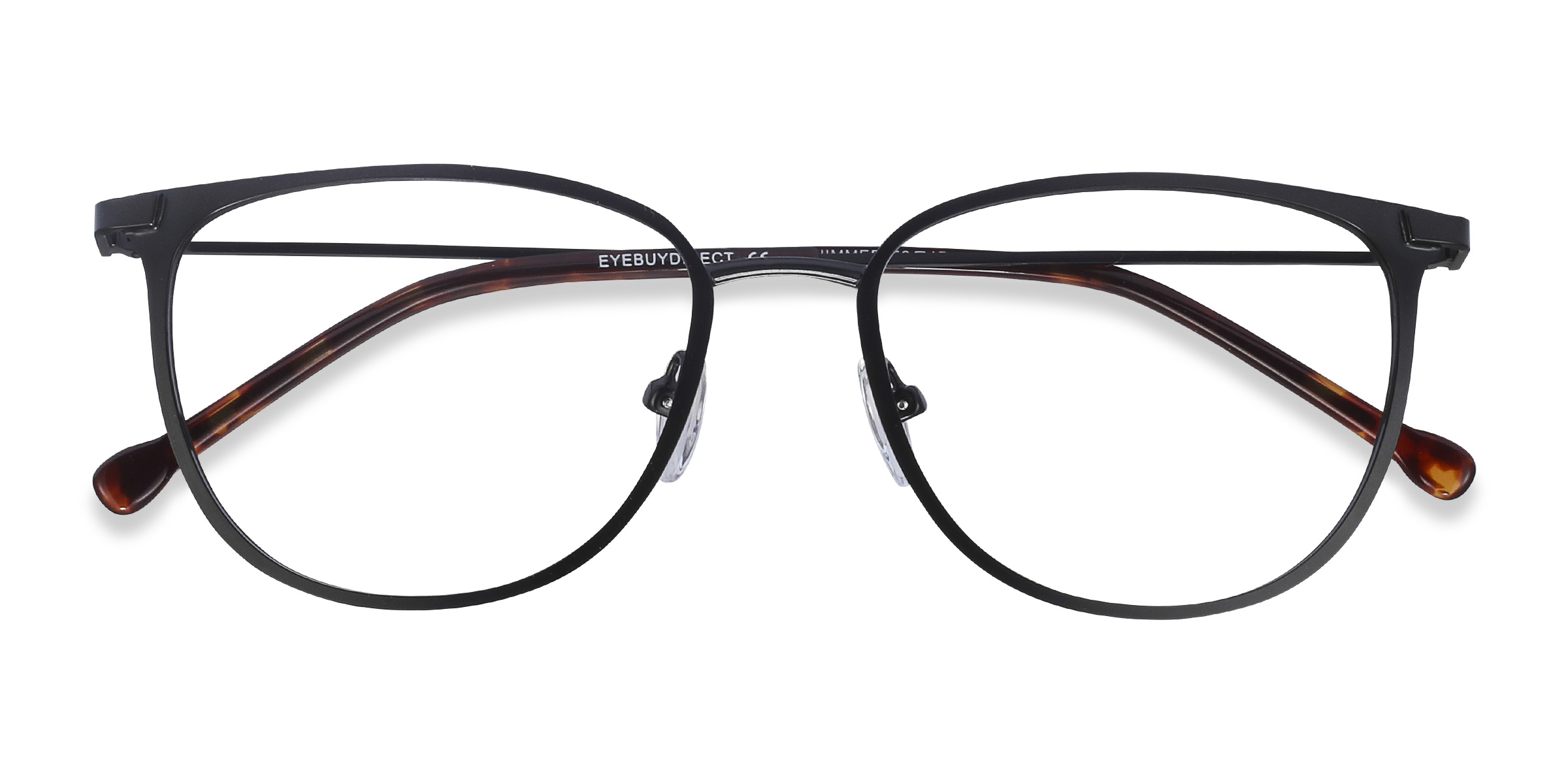 Black Shimmer - Metal Eyeglasses