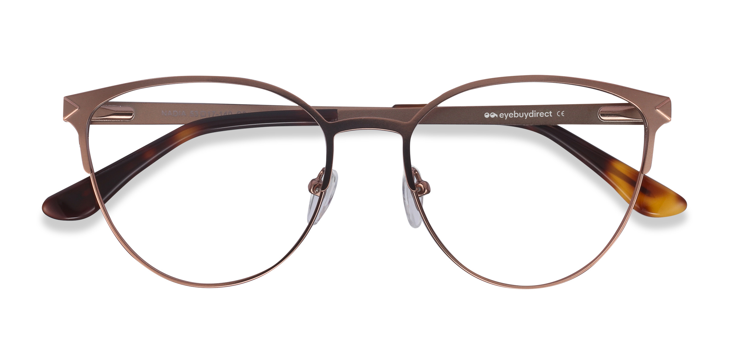 Rose Gold Nadia - Metal Eyeglasses