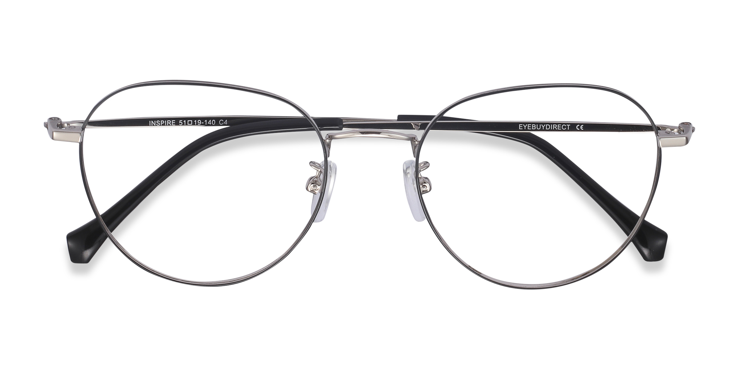 Black Silver Inspire - Métal Lunettes de vue