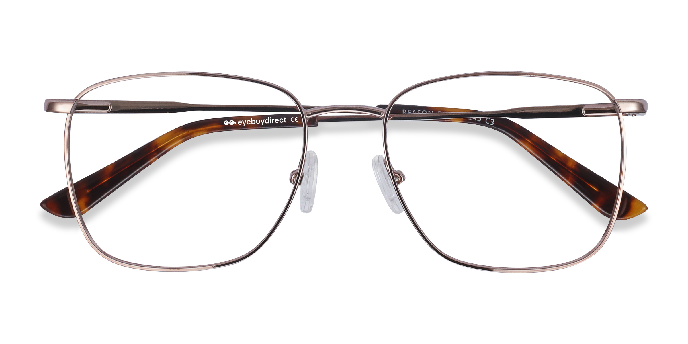 Or rose Reason - Métal Lunettes de vue