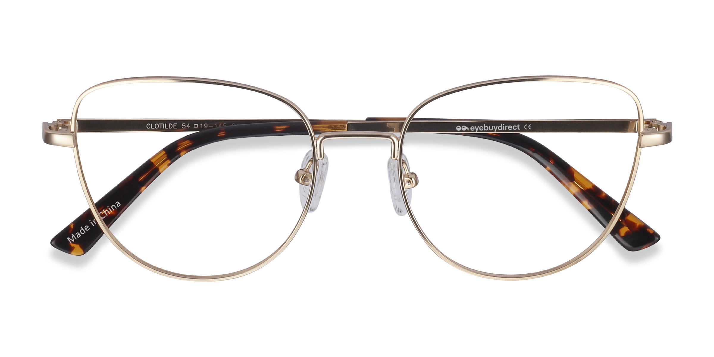 Gold Clotilde - Metal Eyeglasses