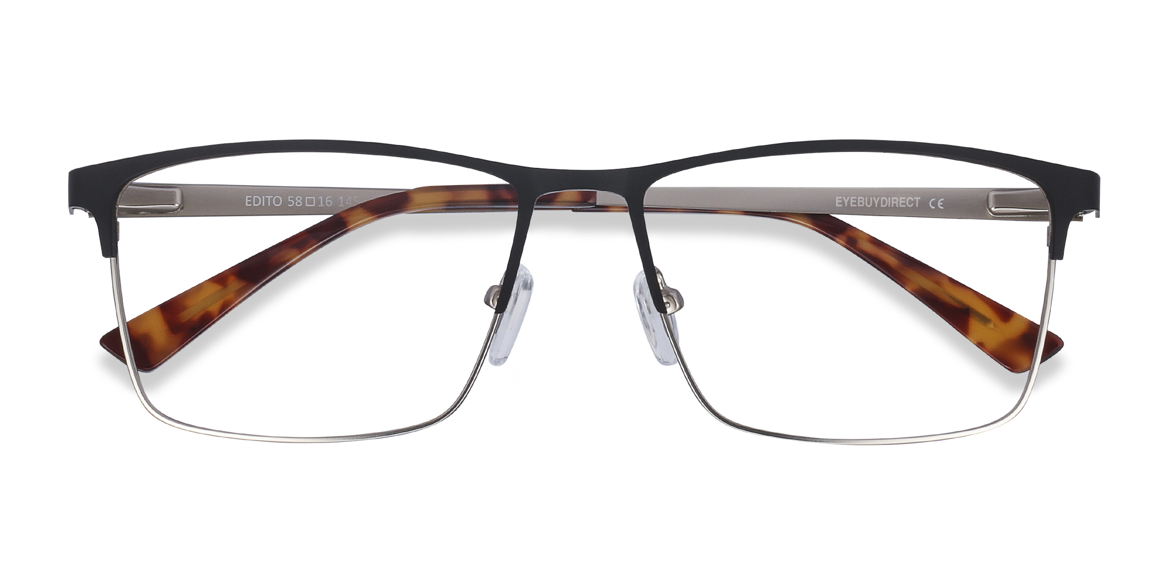 Black Edito - Metal Eyeglasses