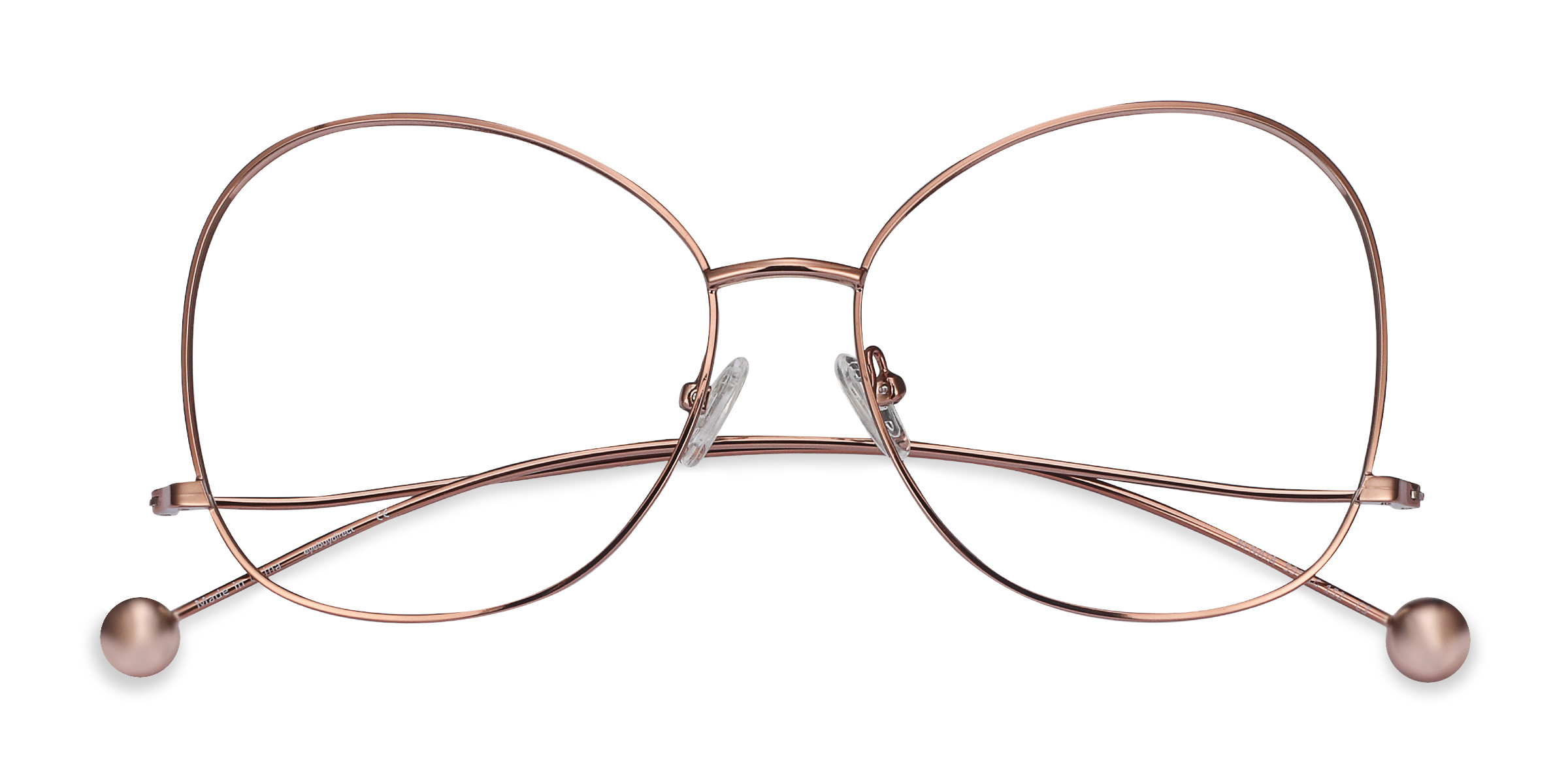 Rose Gold Renata -  Metal Eyeglasses