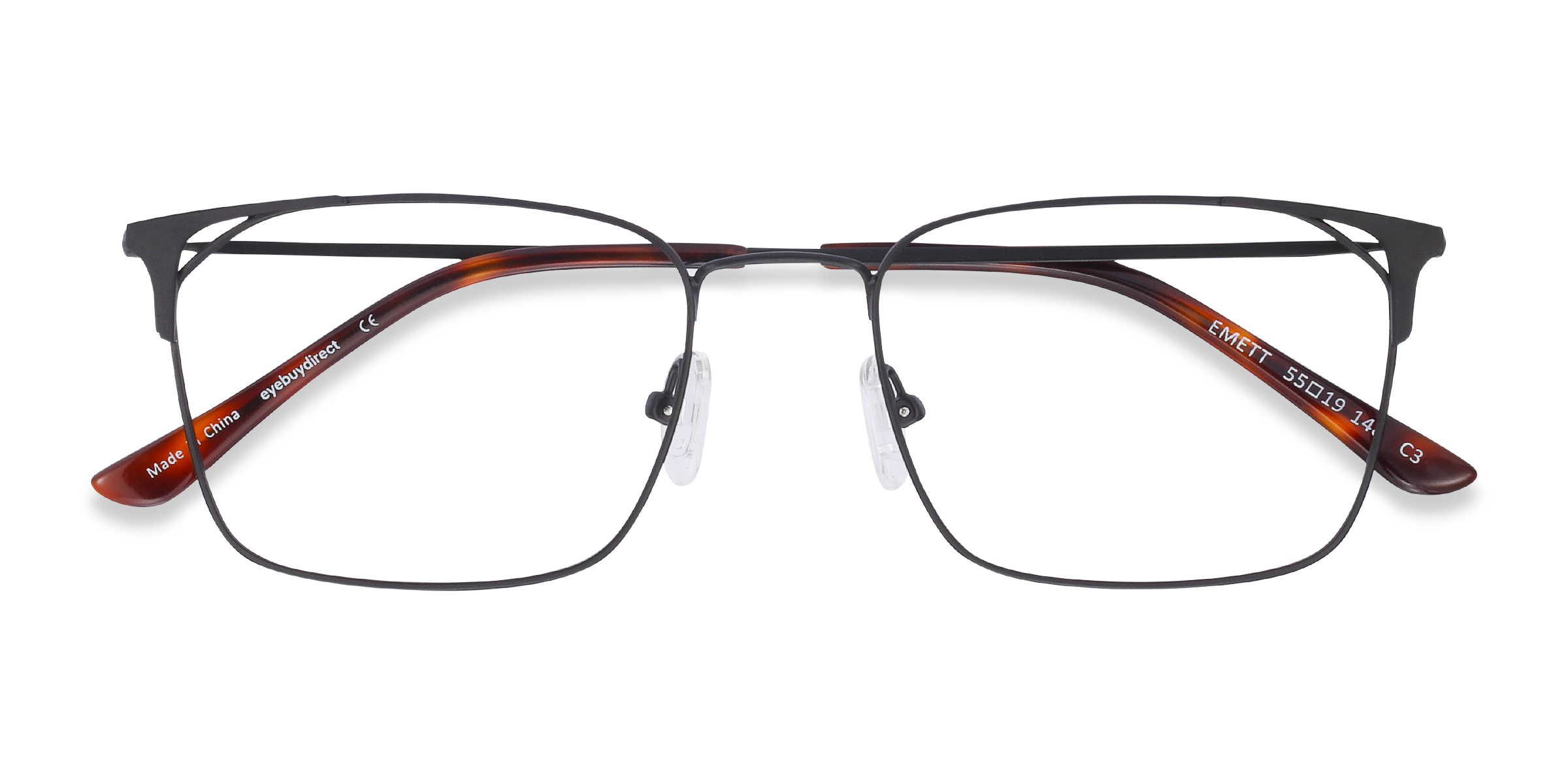 Black Emett - Metal Eyeglasses