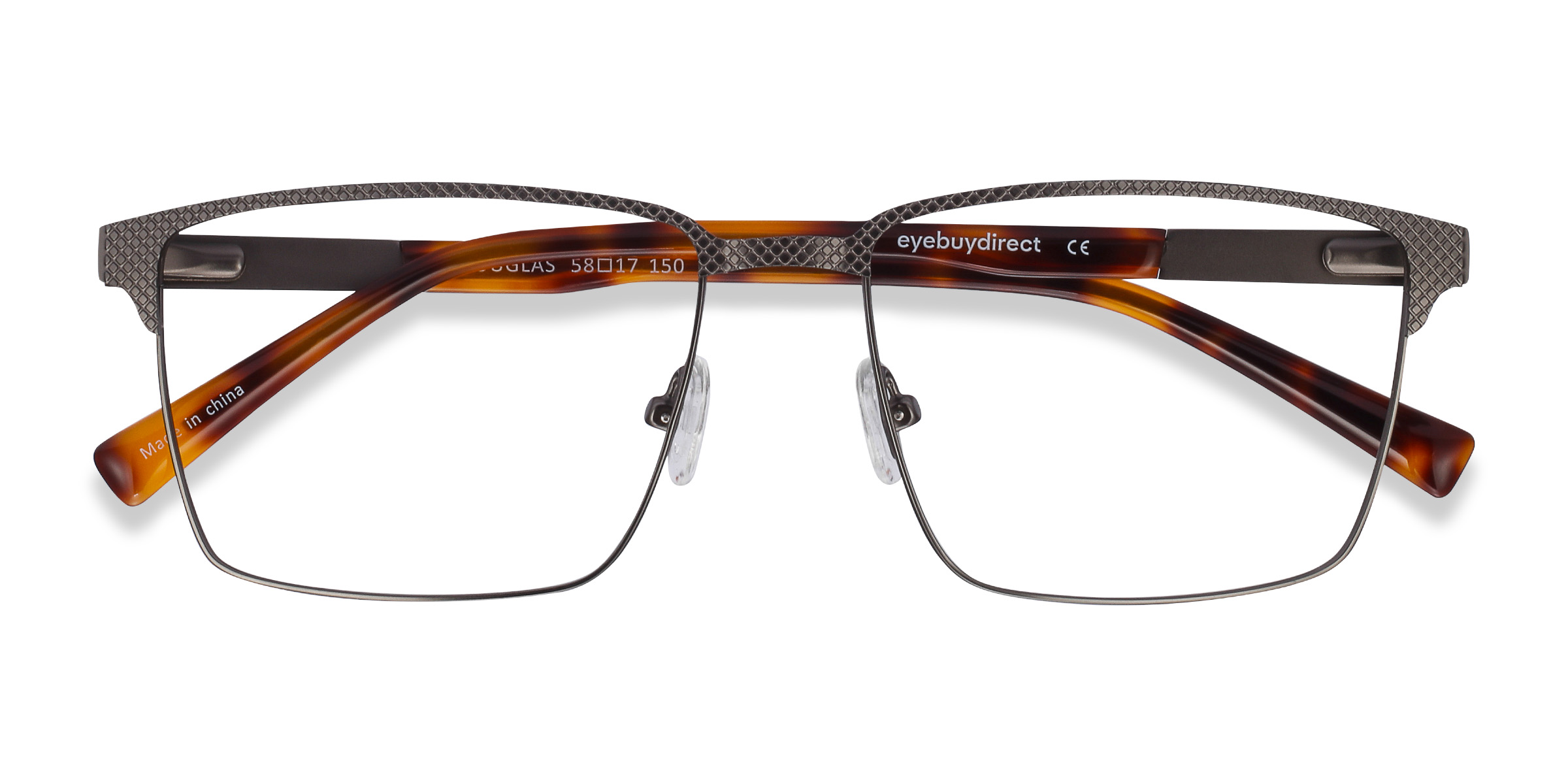 Gunmetal Douglas - Métal Lunettes de vue